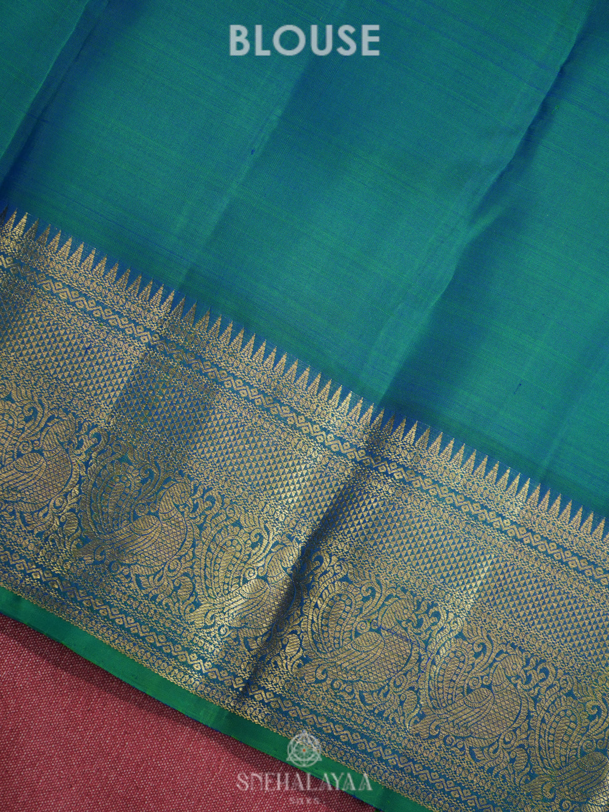 Royal Blue Kanjivaram Silk Saree