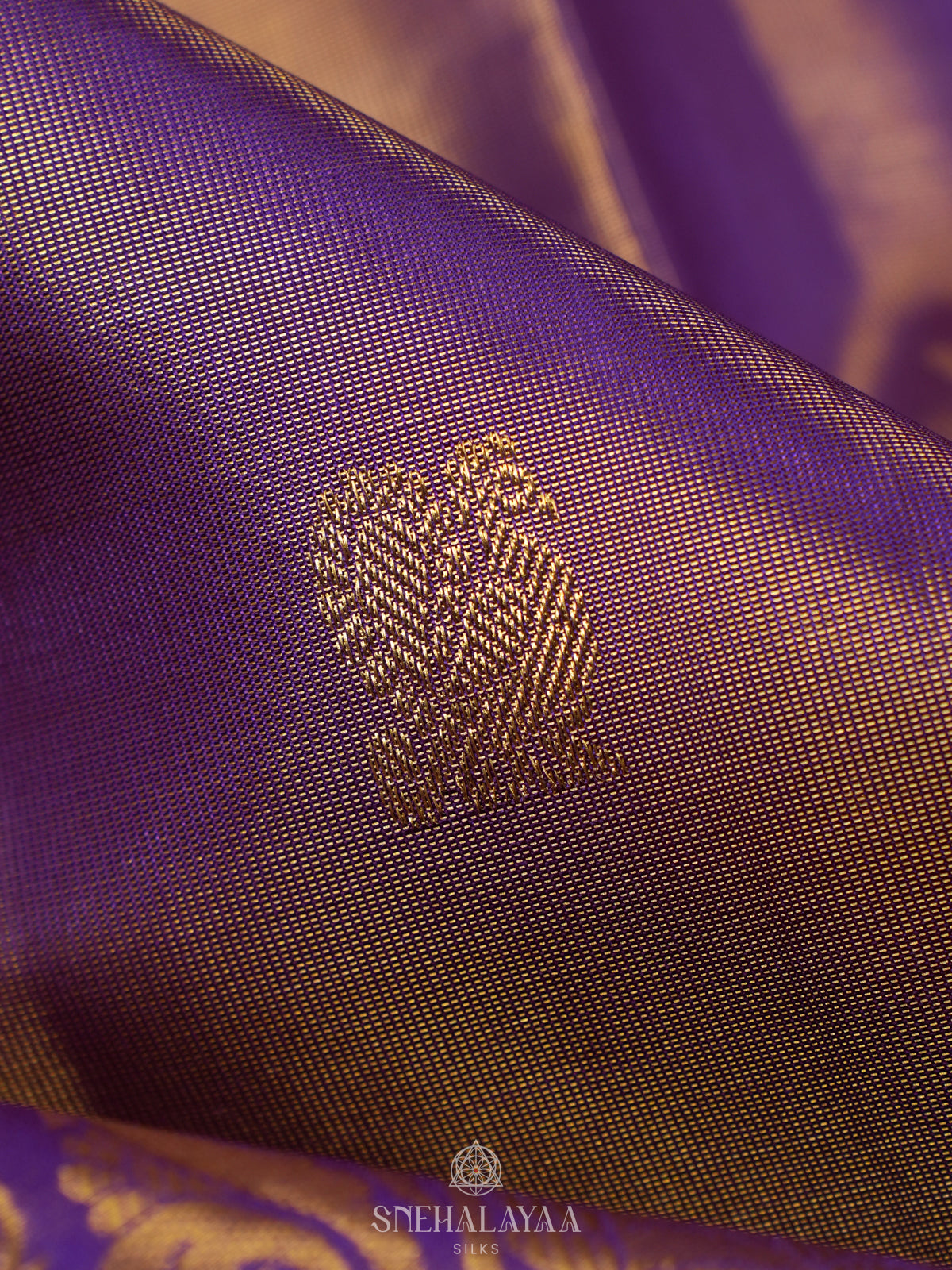 Purple Kanjivaram Silk Saree