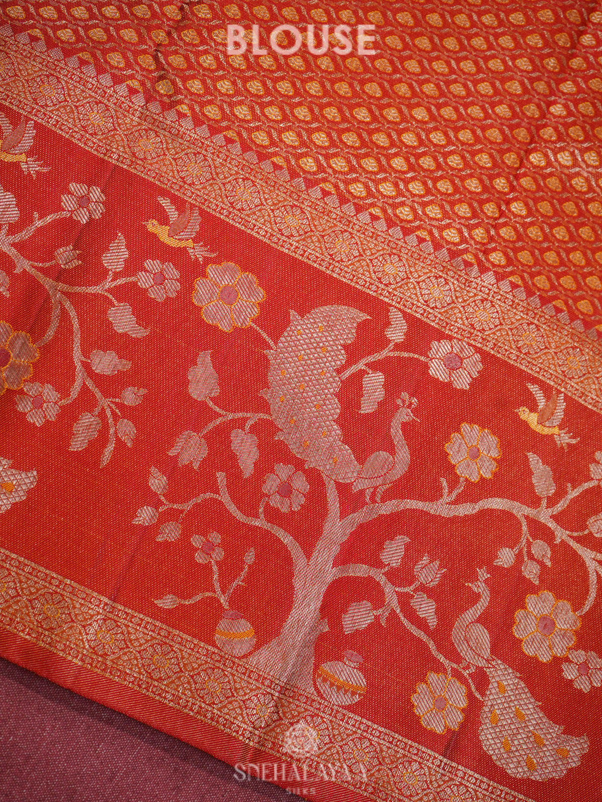 Mango Yellow Kanjivaram Silk Saree