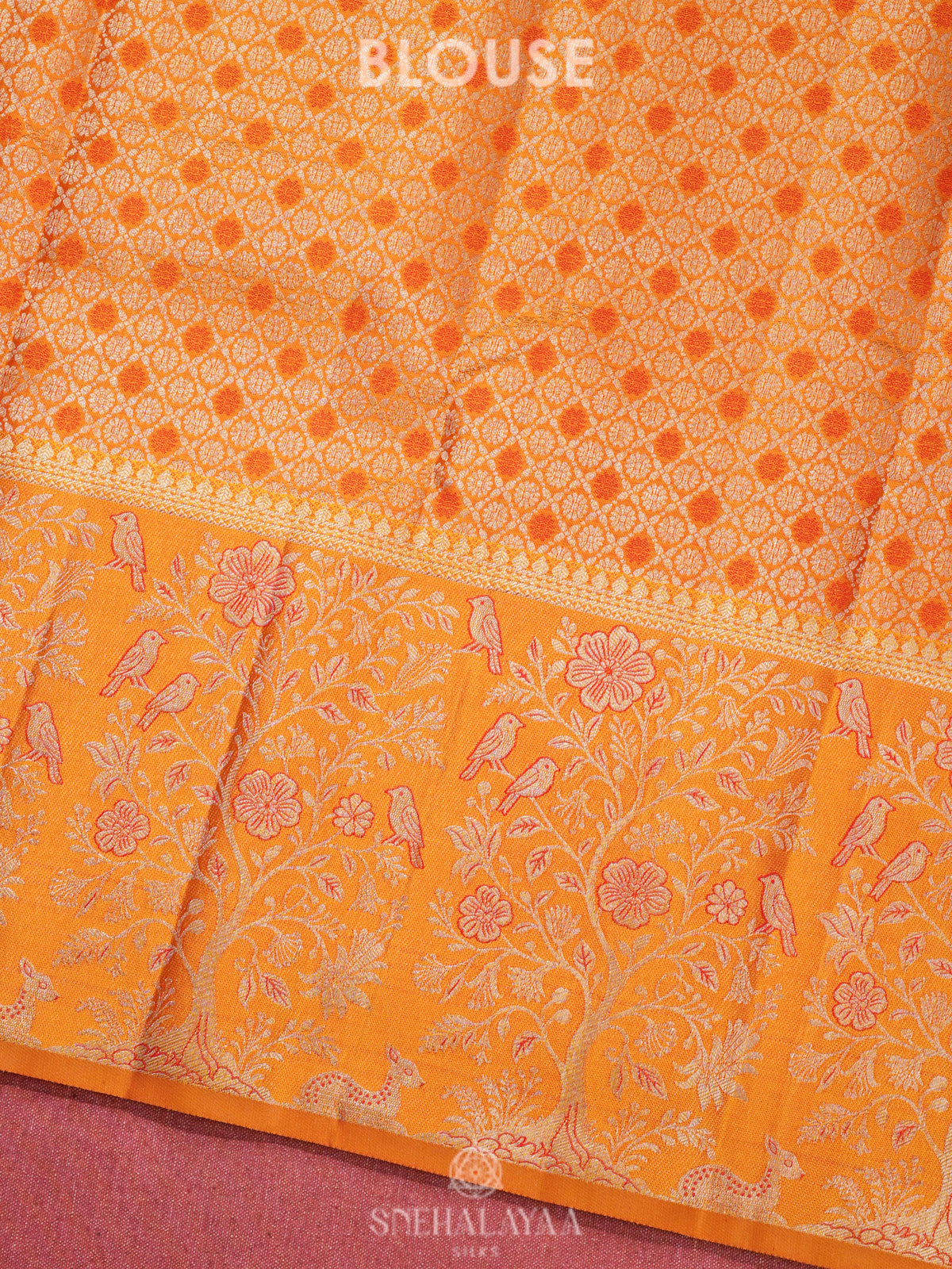 Pink Kanjivaram Silk Saree