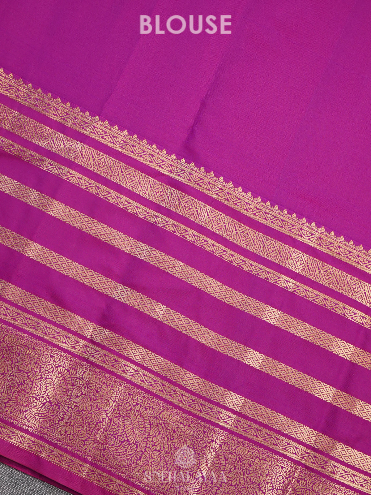 Magenta Pink Art Silk Saree