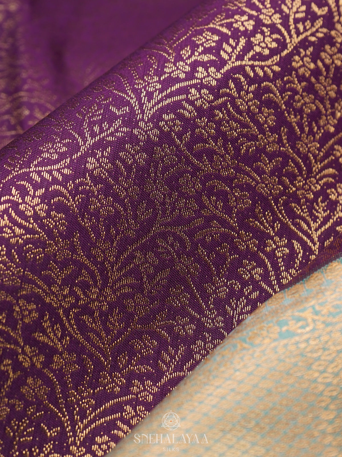 Magenta Art Silk Saree