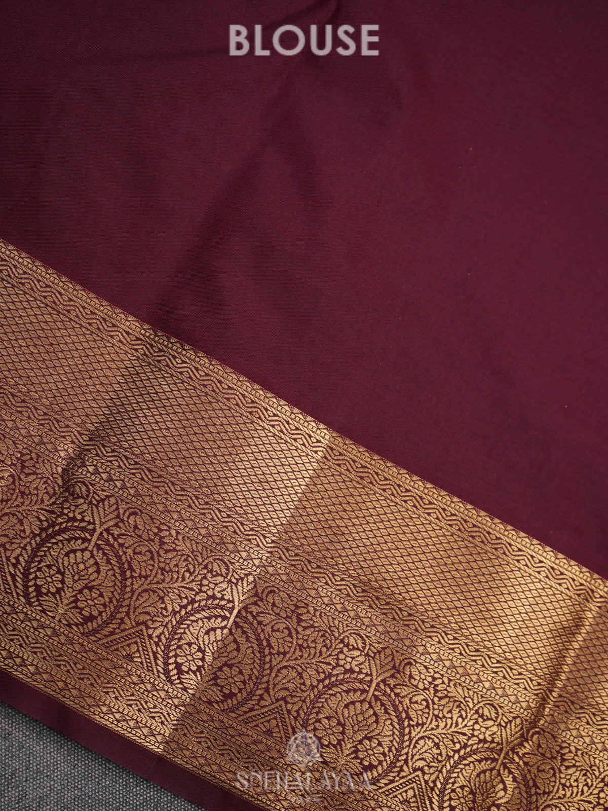 Olive Green Art Silk Saree