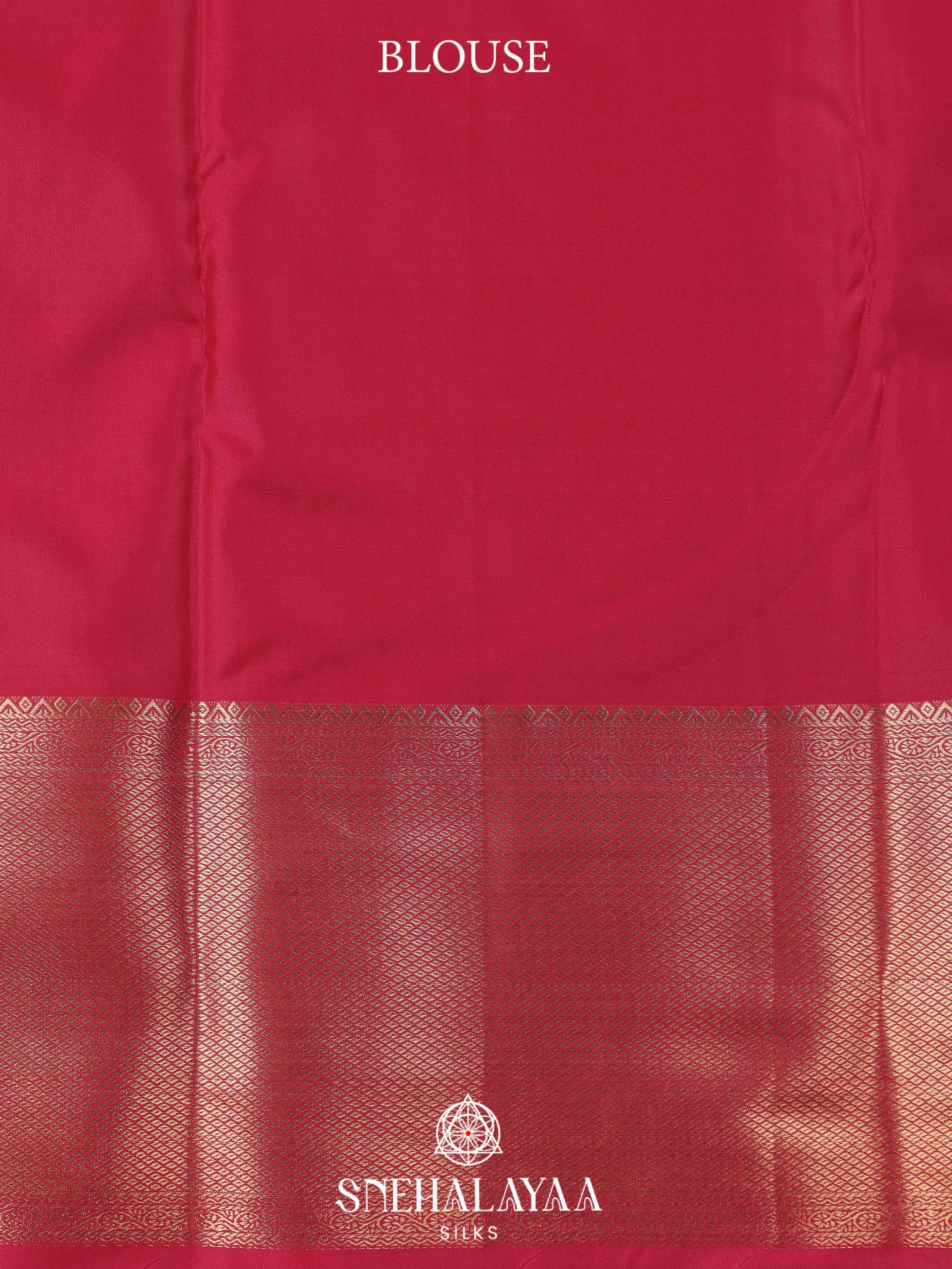 Cream Art Silk Saree