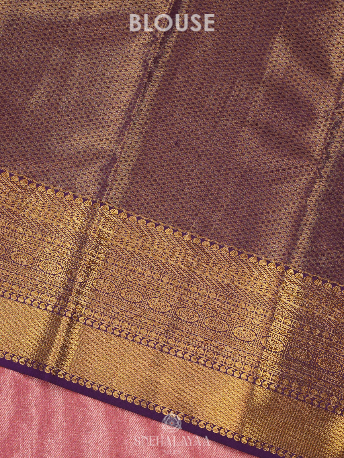 Purple Kanjivaram Silk Saree
