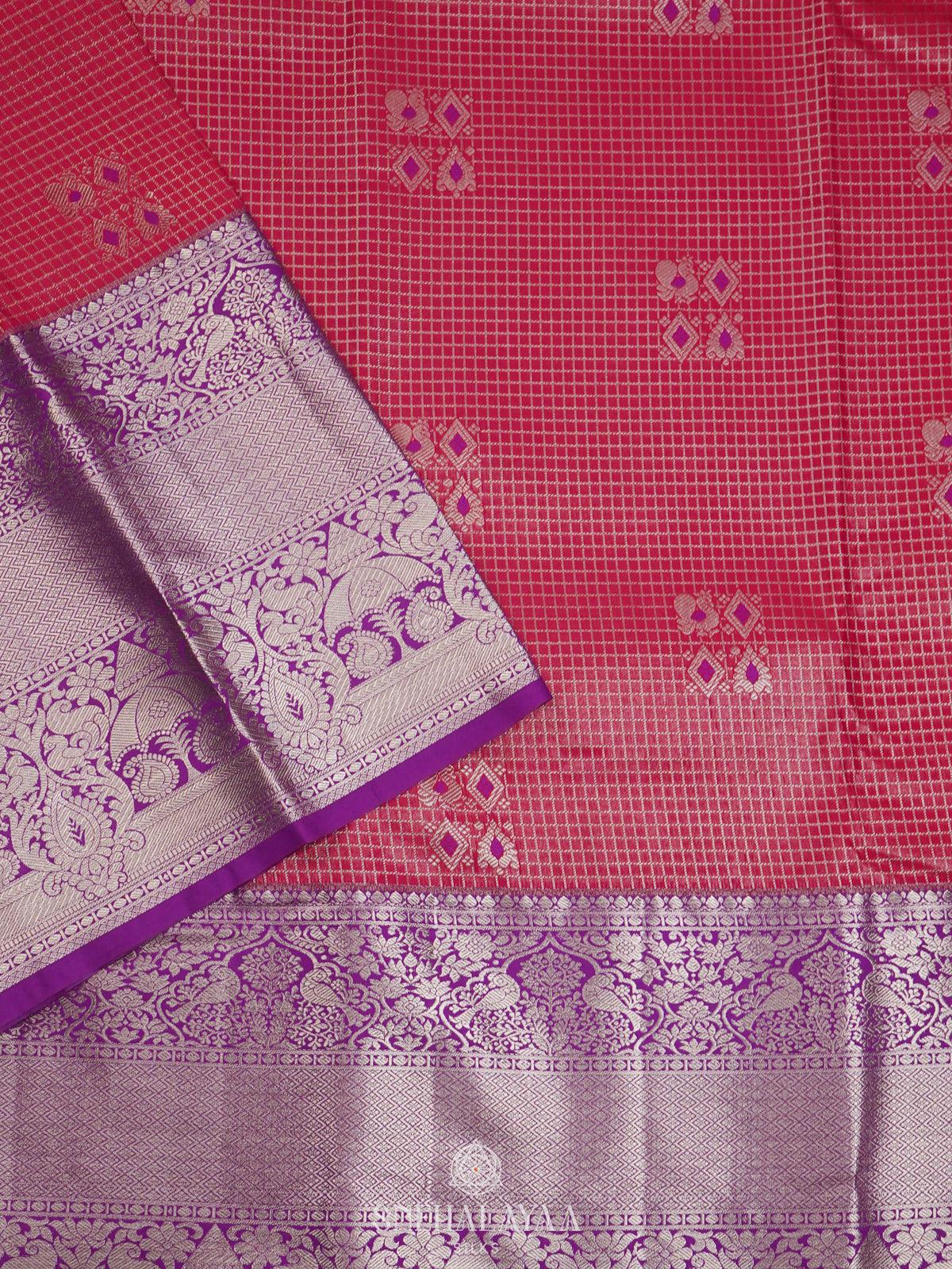 Pink Art Silk Saree