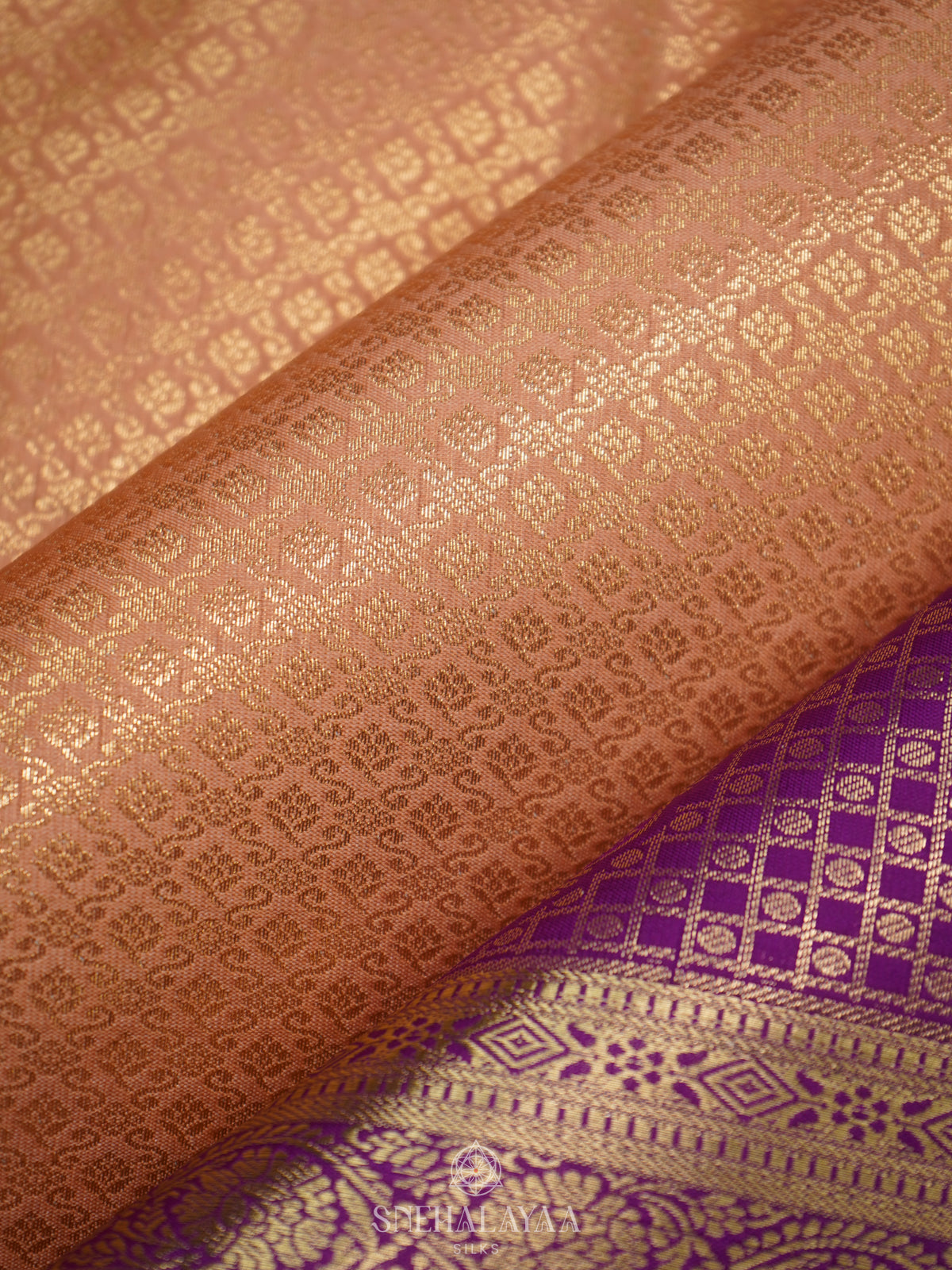 Cream Art Silk Saree