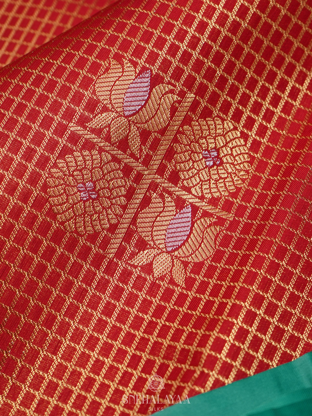 Red Art Silk Saree