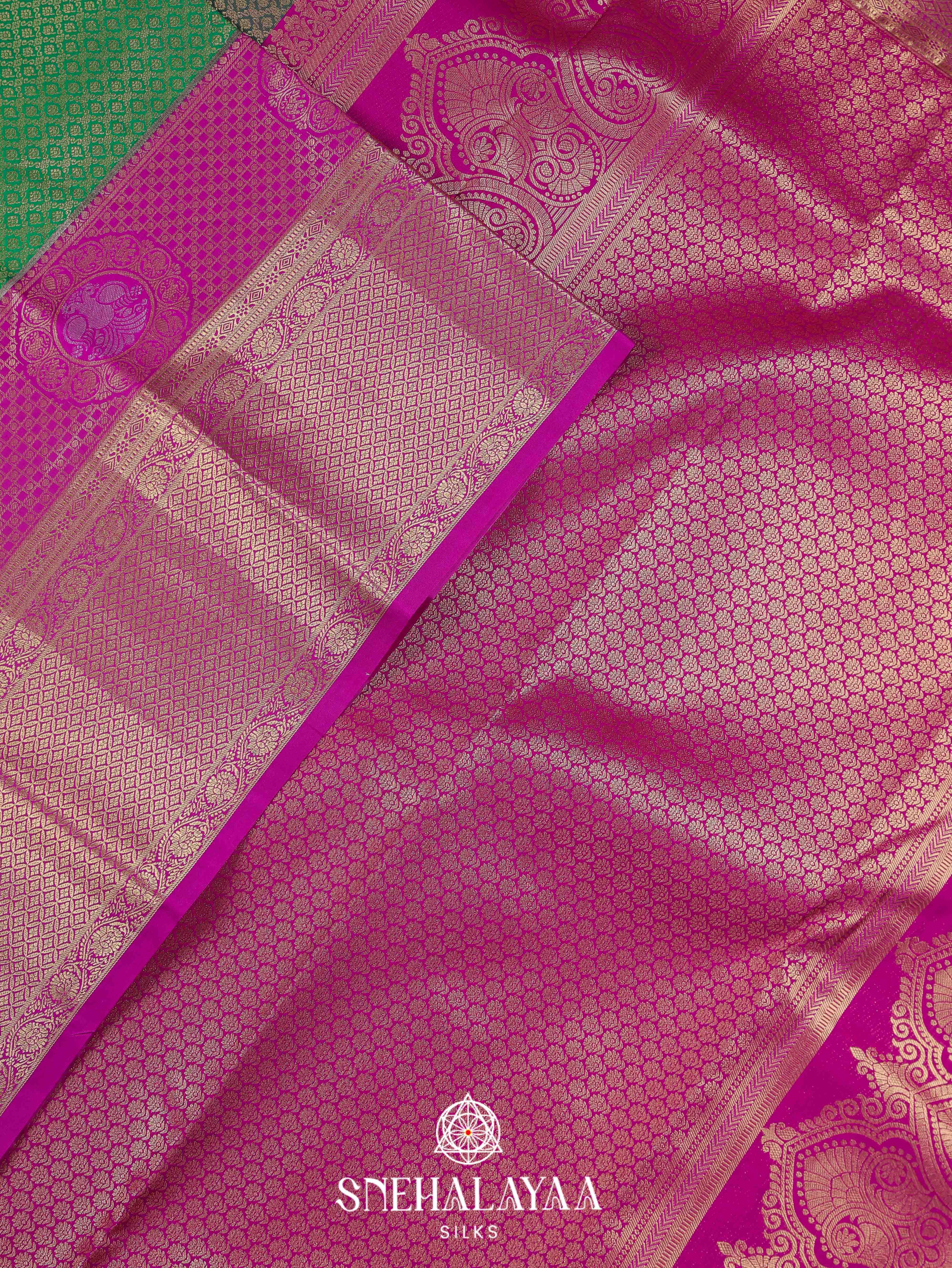 Green Art Silk Saree