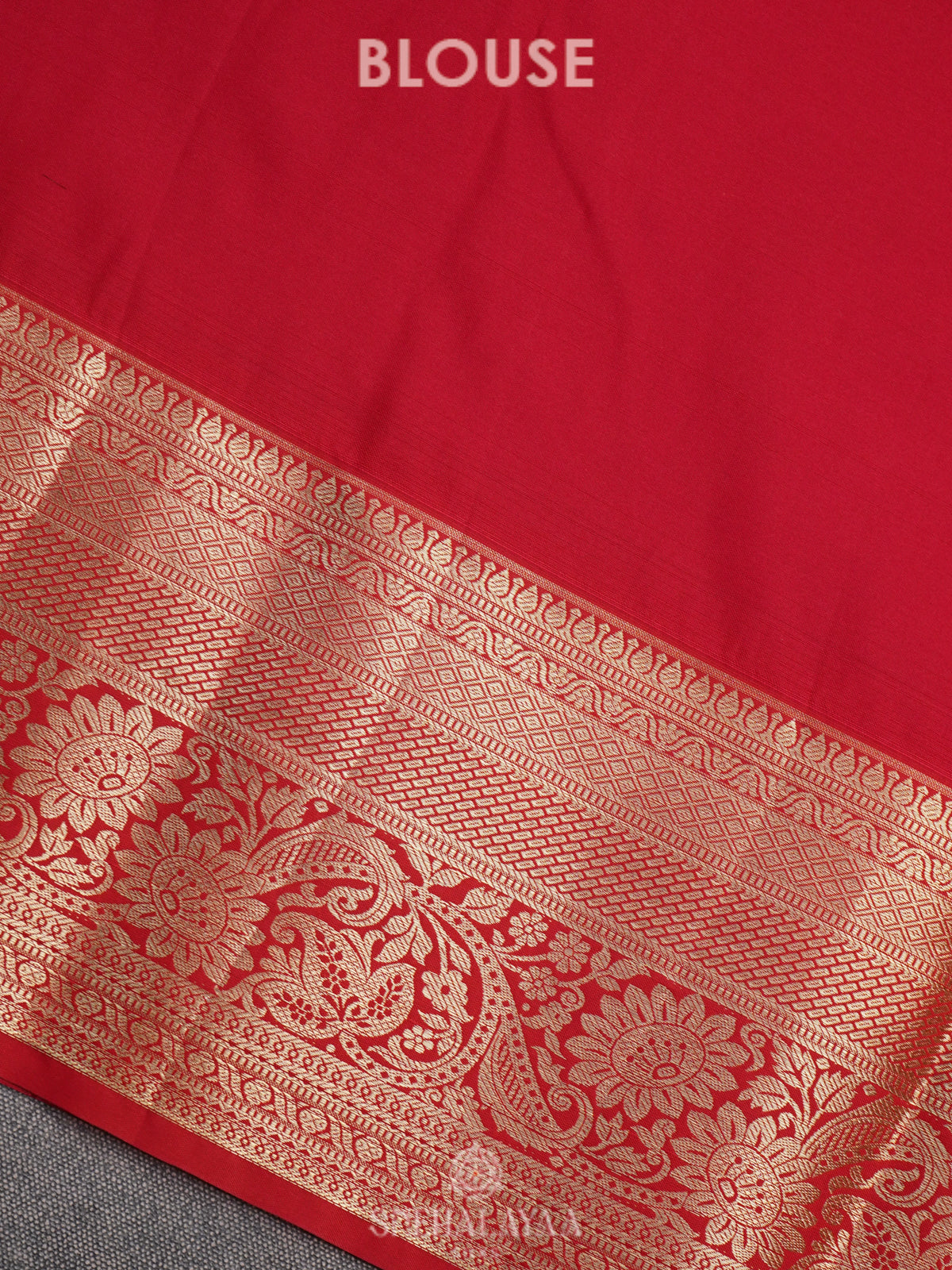 Olive Green Art Silk Saree