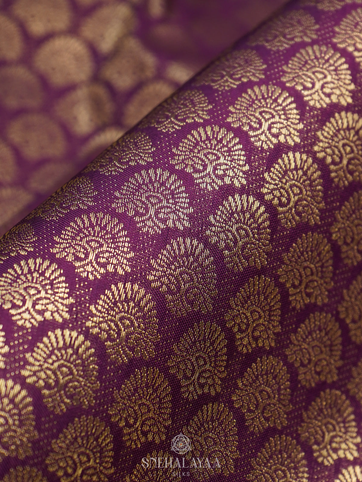Magenta Art Silk Saree