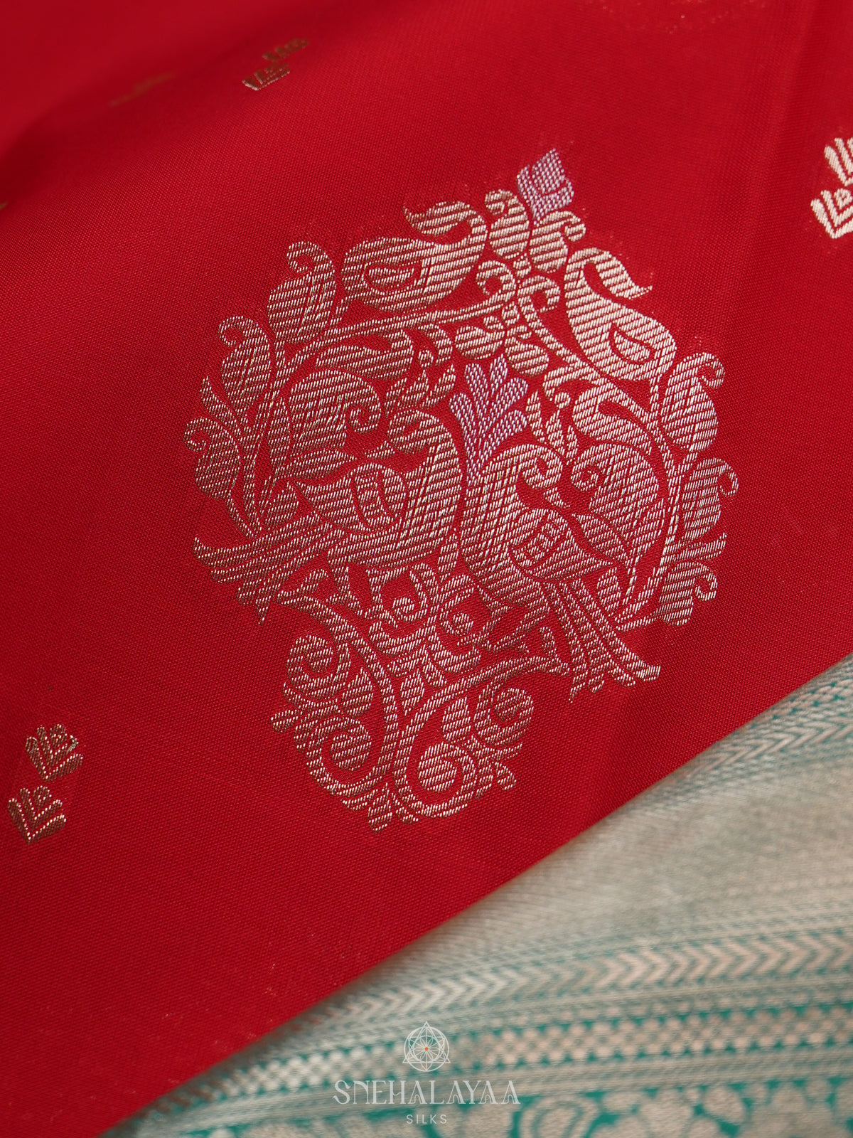 Red Art Silk Saree