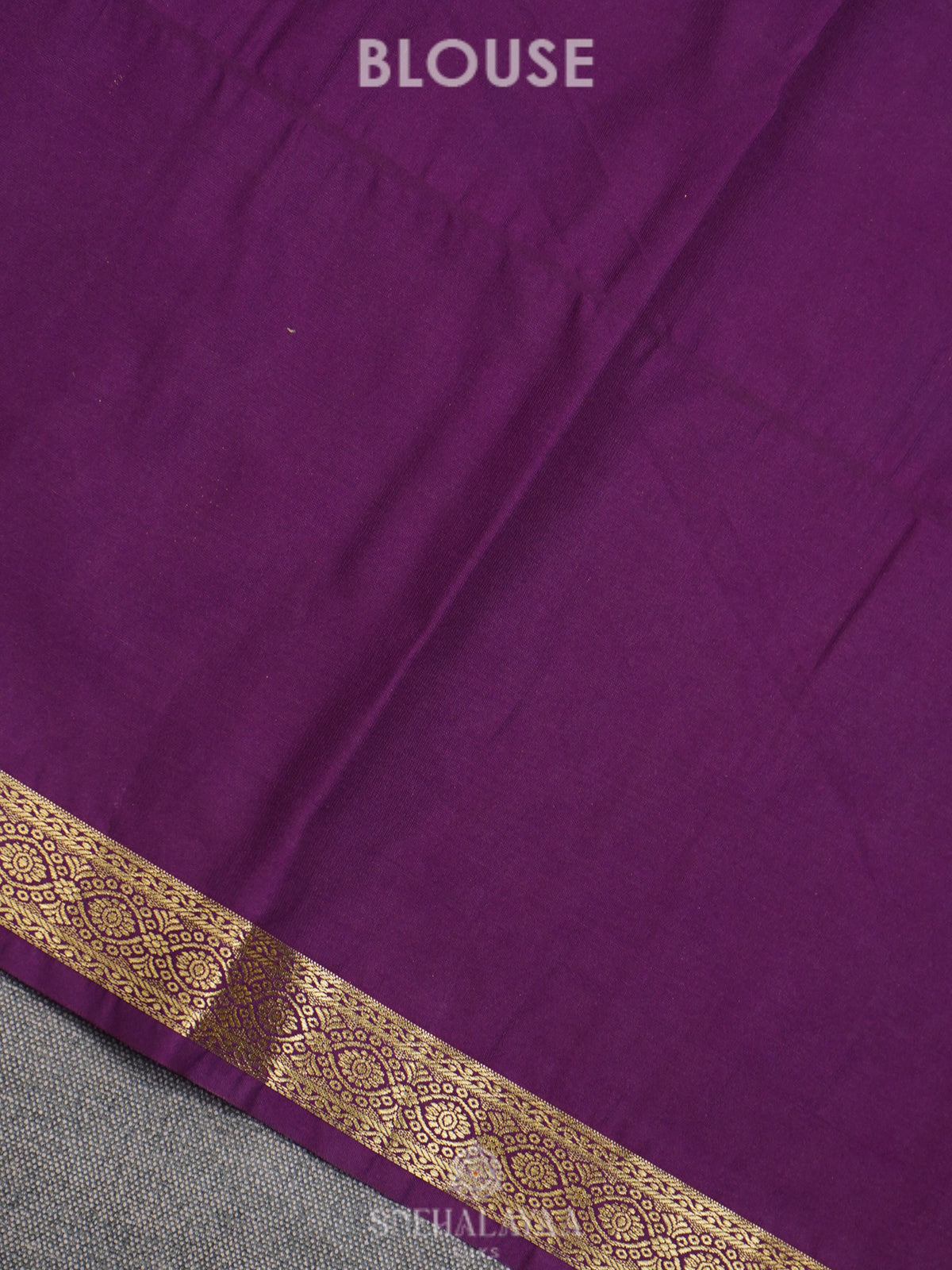 Purple Art Silk Saree