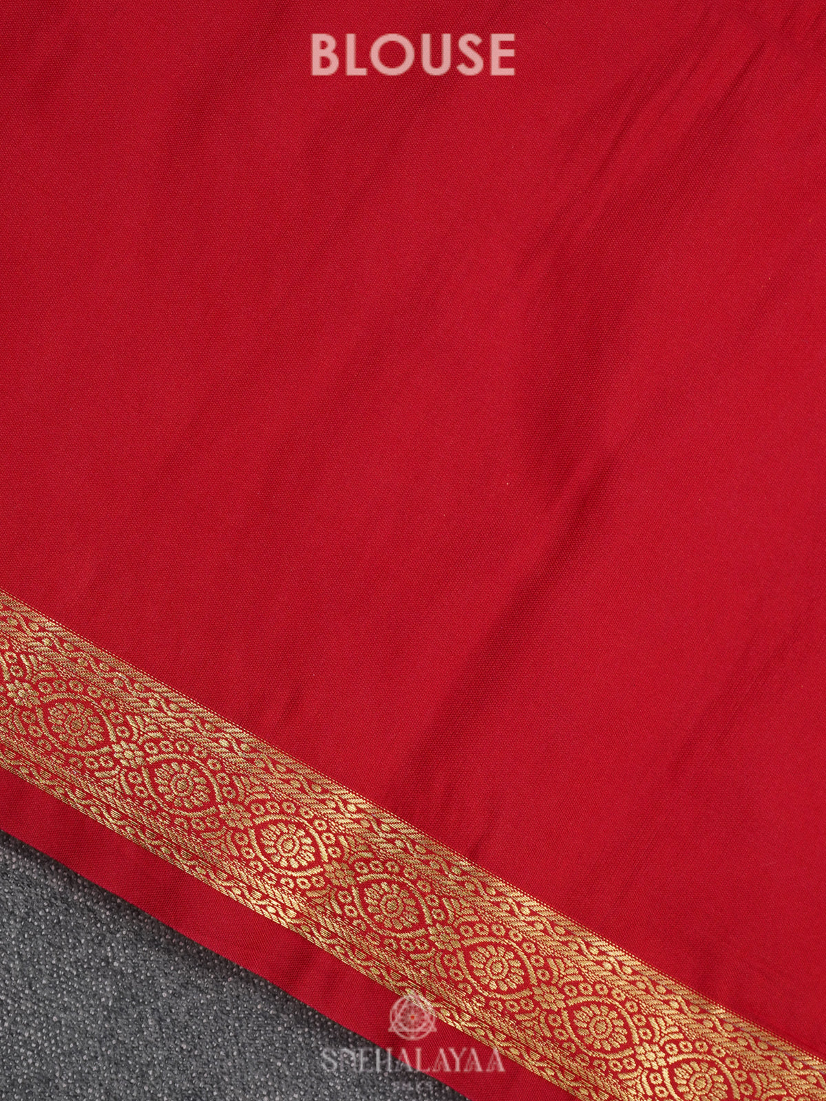 Red Art Silk Saree