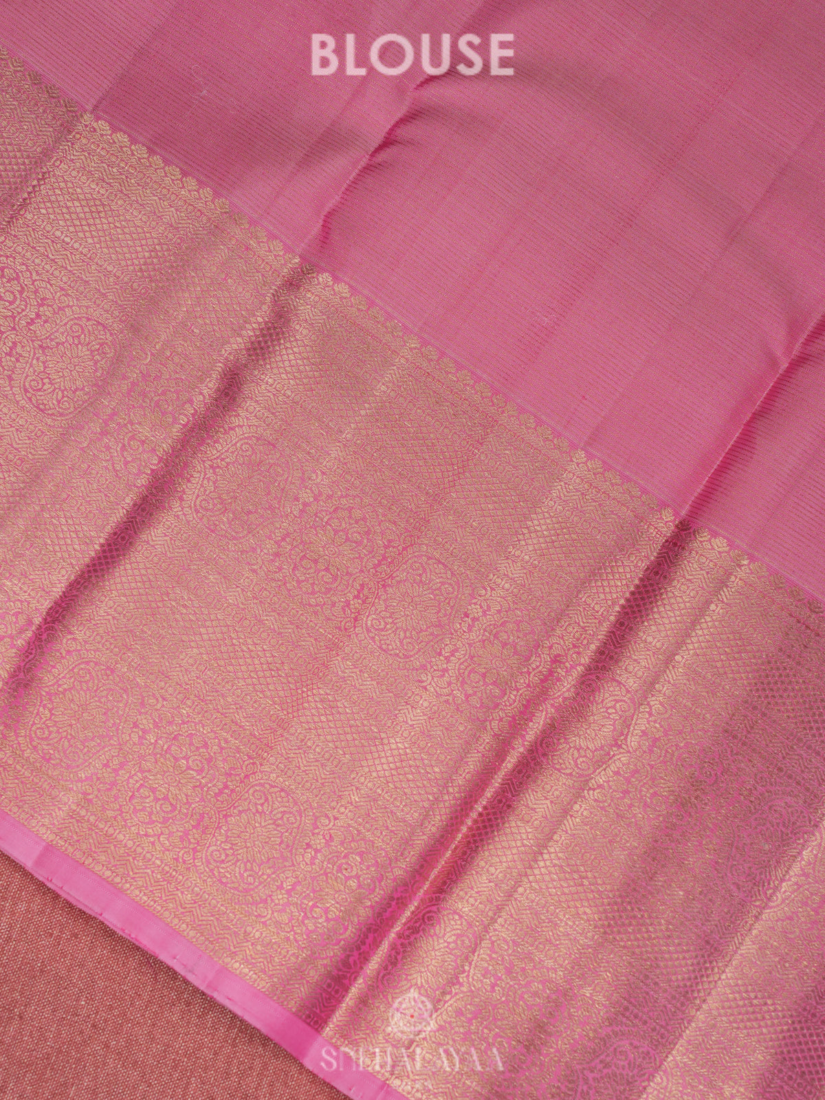 Pink Kanjivaram Silk Saree