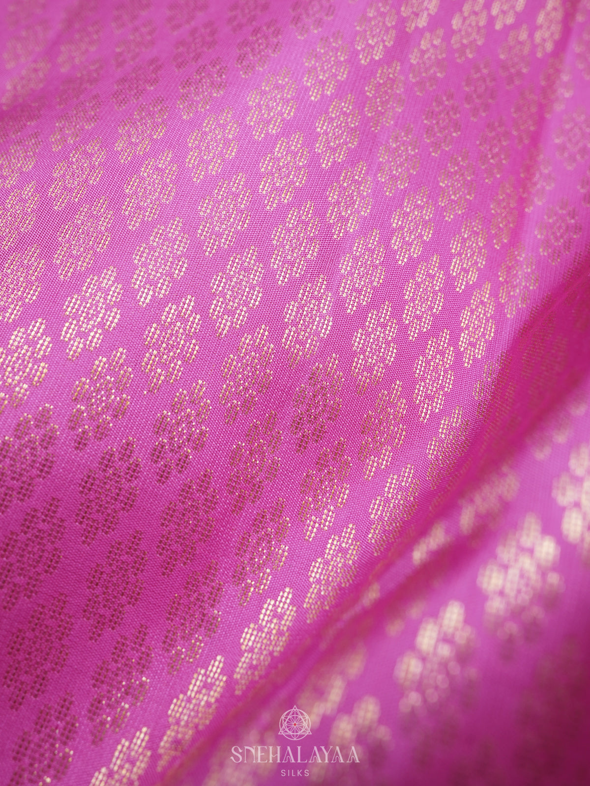 Pink Kanjivaram Silk Saree