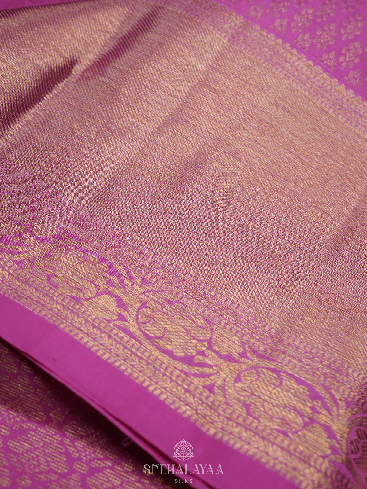 Pink Kanjivaram Silk Saree