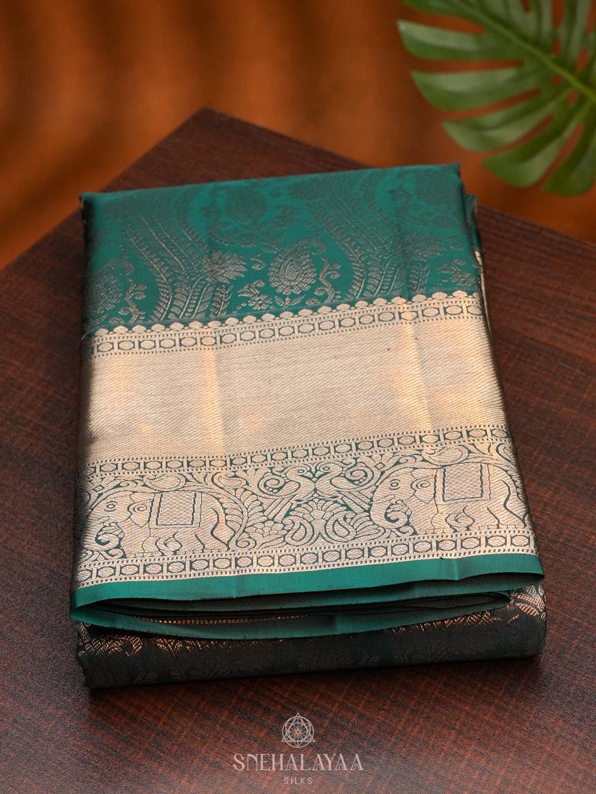 Green Kanjivaram Silk Saree