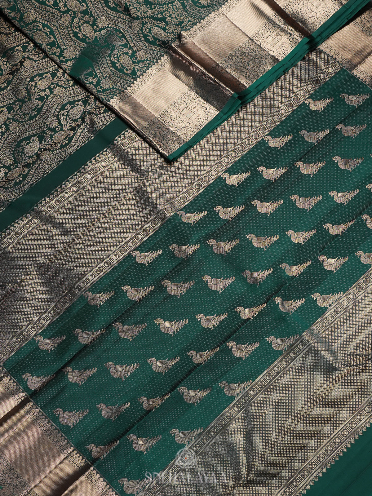 Green Kanjivaram Silk Saree