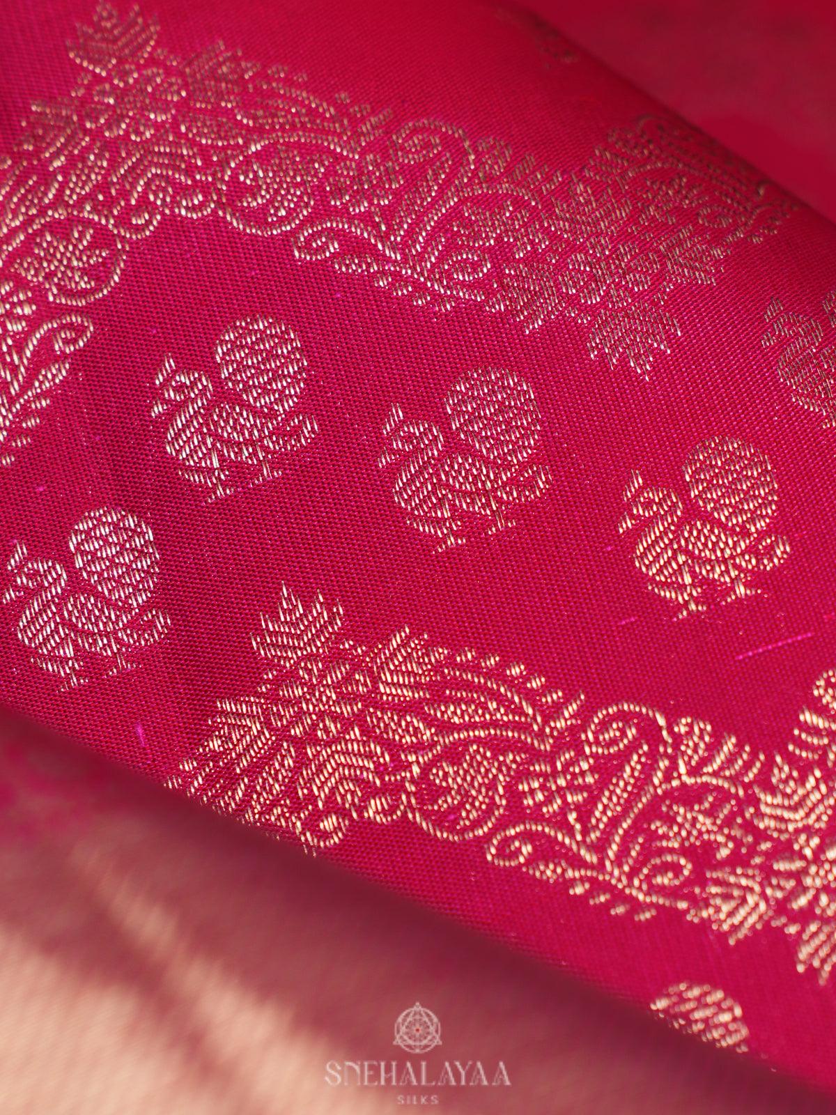 Pink Kanjivaram Silk Saree