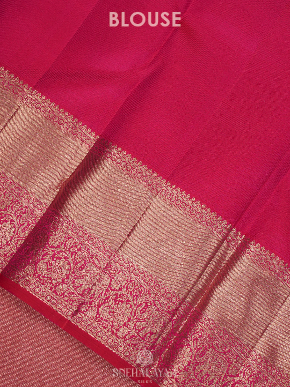 Pink Kanjivaram Silk Saree