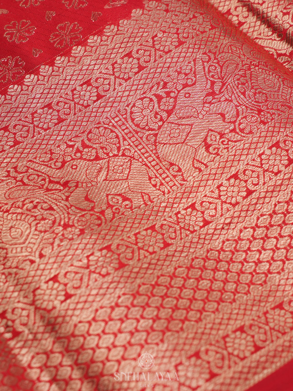 Red Kanjivaram Silk Saree