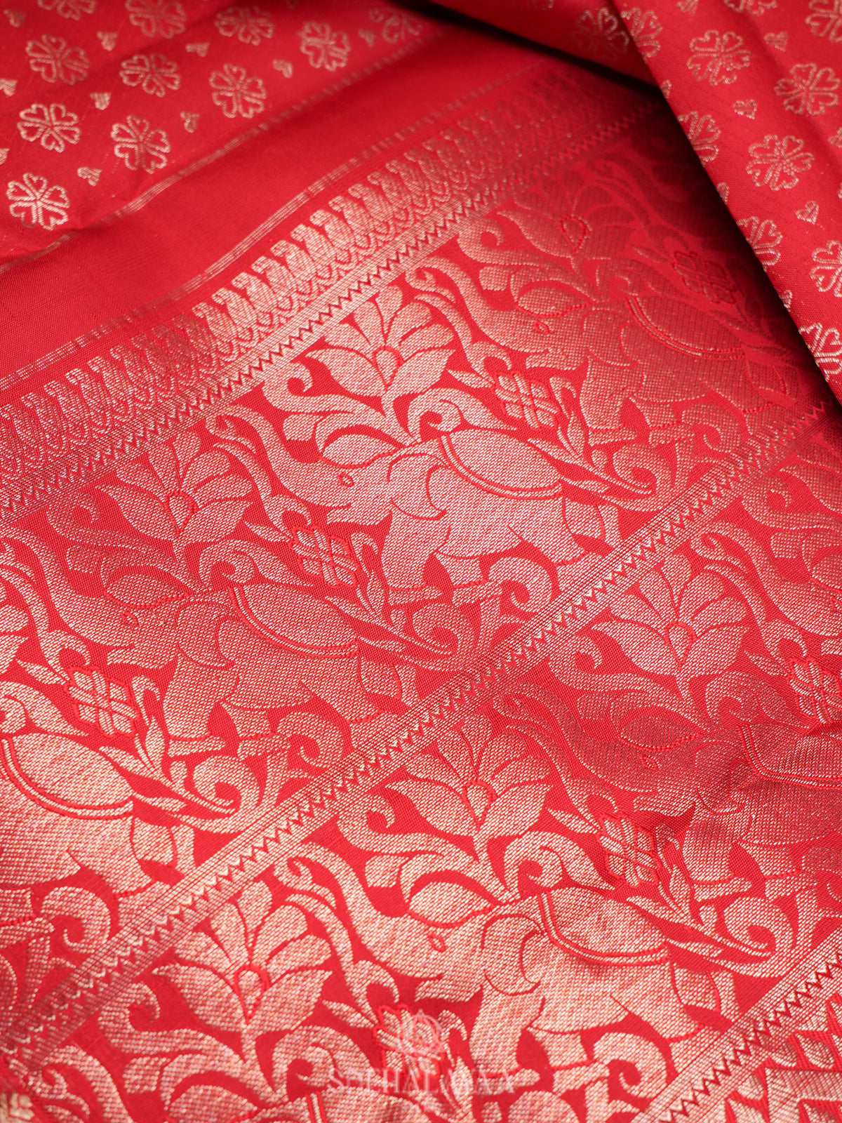 Red Kanjivaram Silk Saree