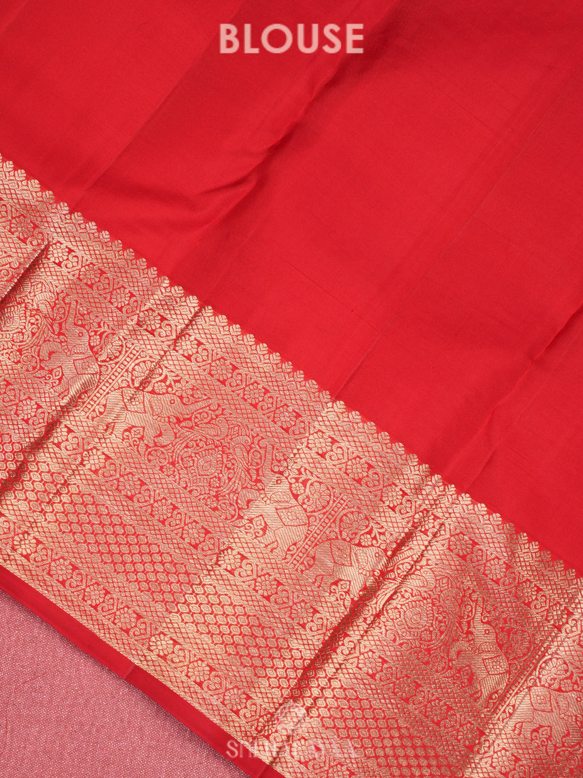 Red Kanjivaram Silk Saree