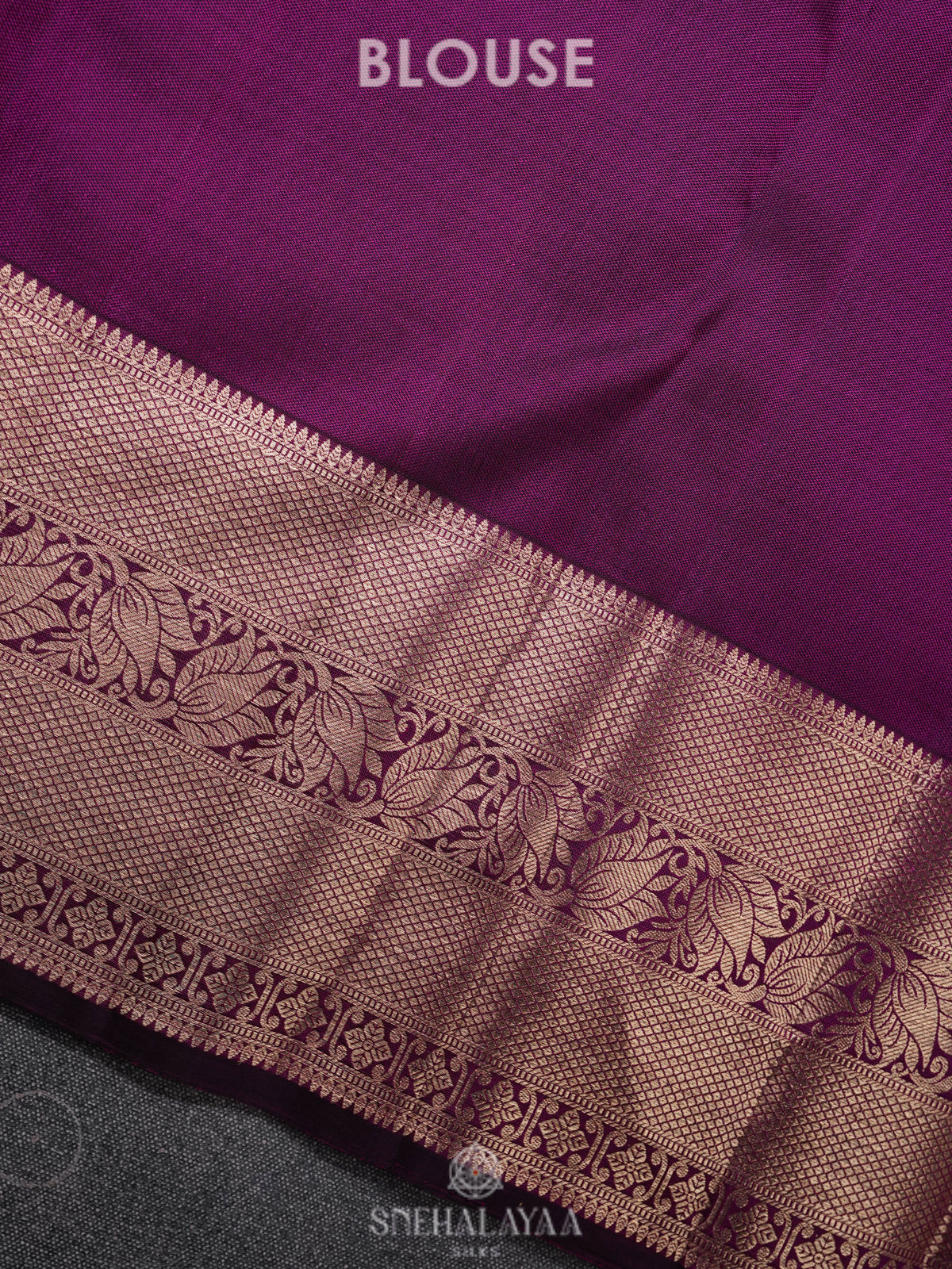 Magenta Kanjivaram Silk Saree