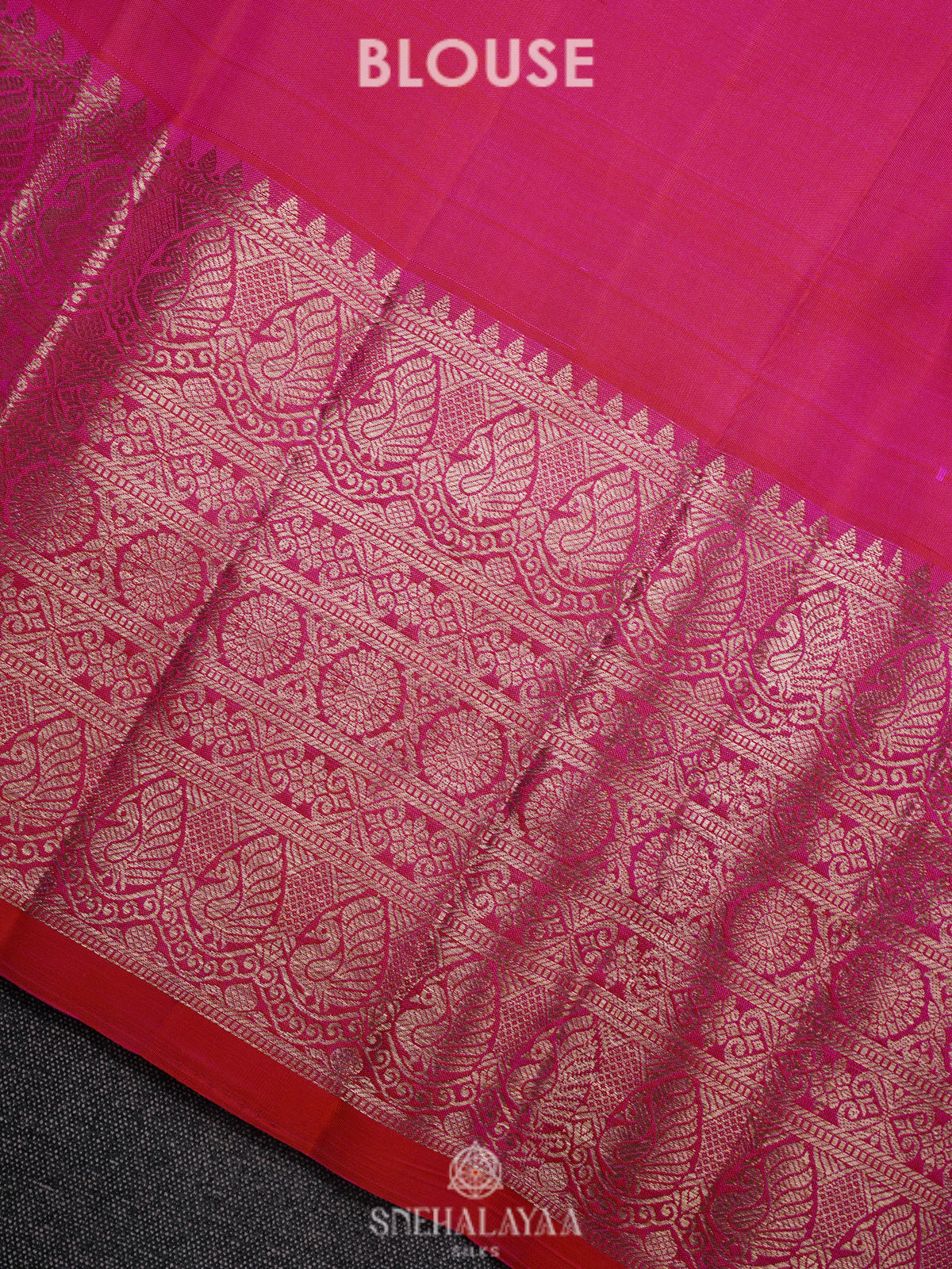 Pink Kanjivaram Silk Saree