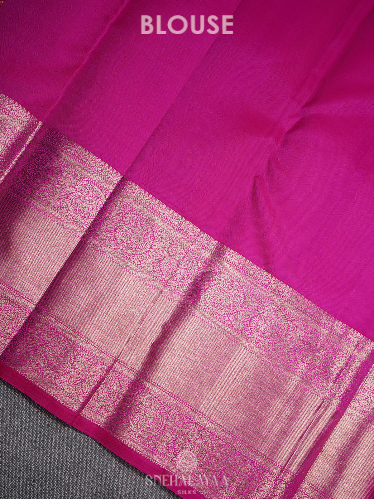 Pink Kanjivaram Silk Saree