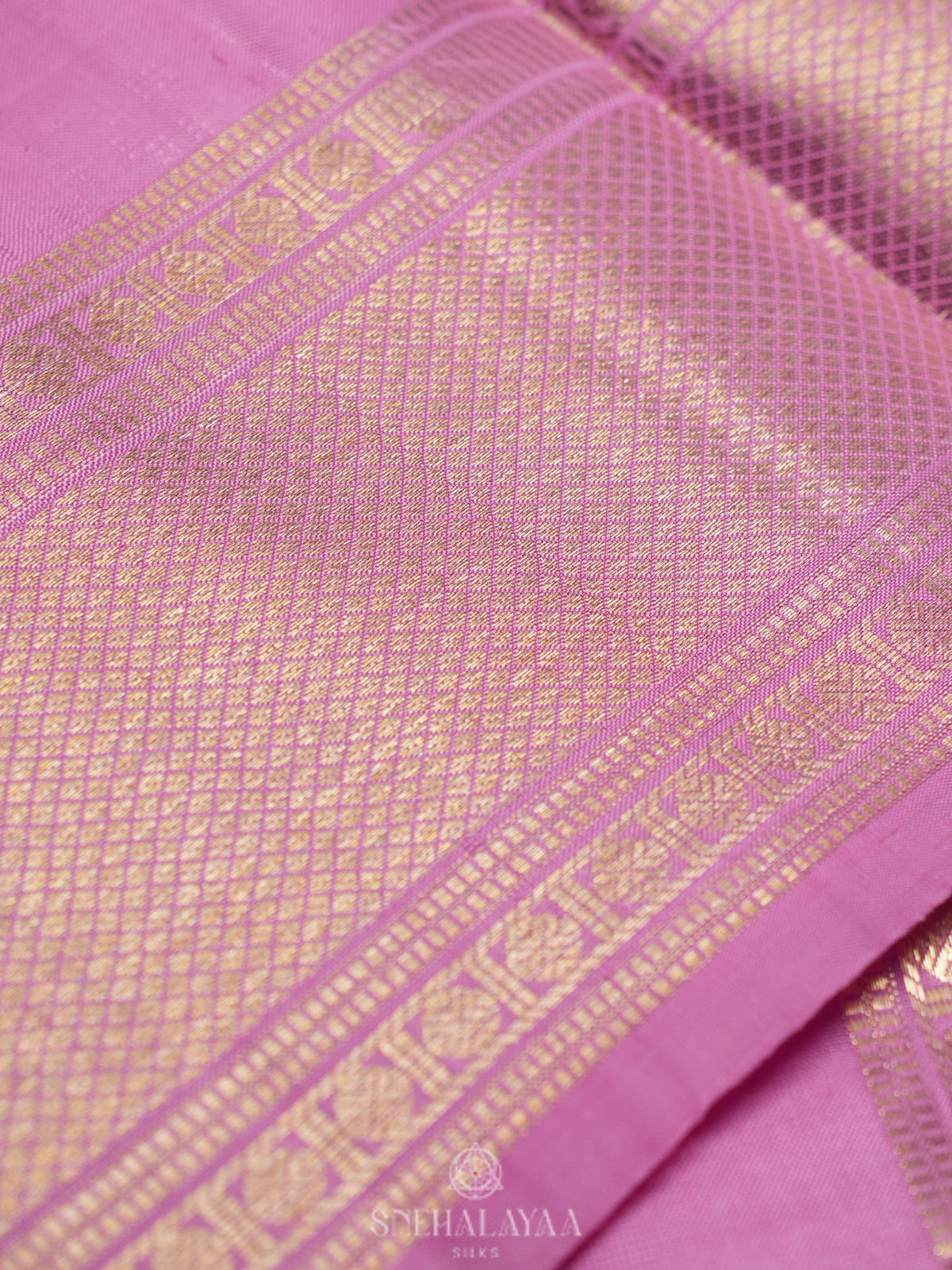 Pink Kanjivaram Silk Saree