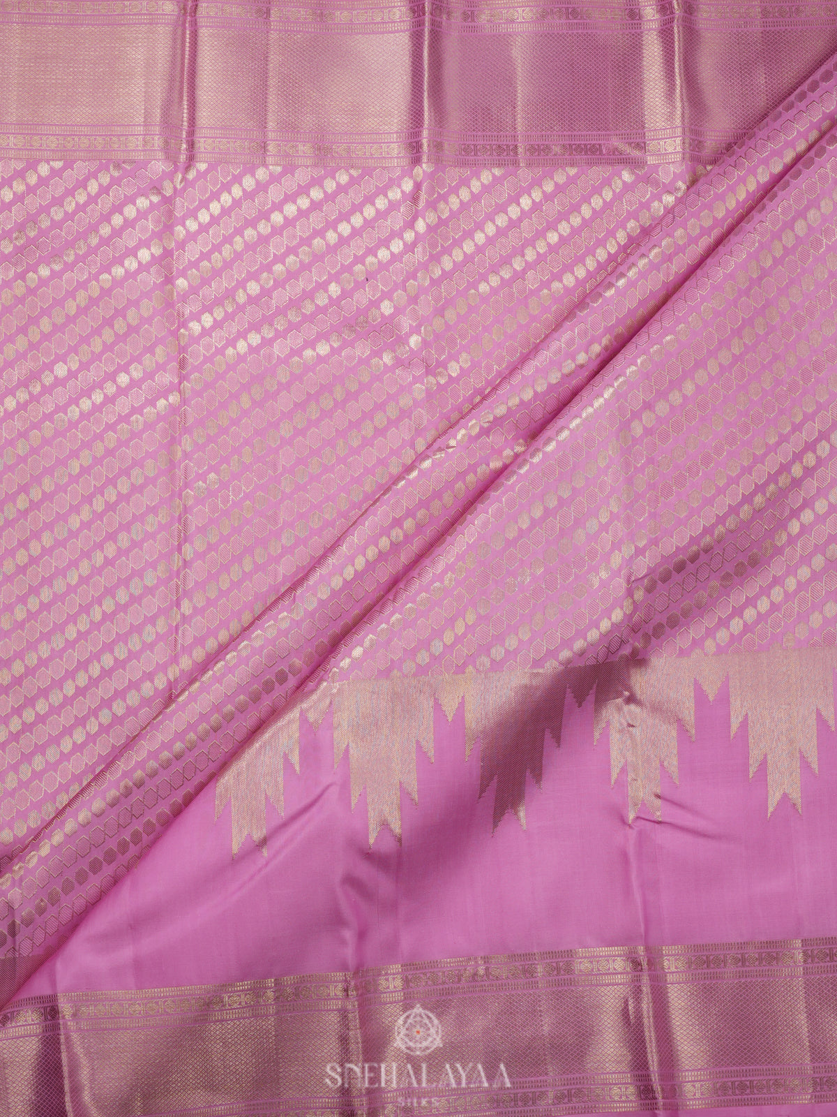Pink Kanjivaram Silk Saree
