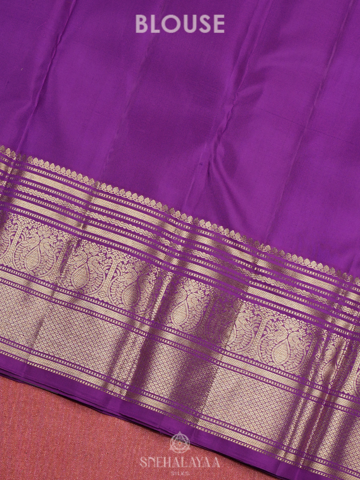 Purple Kanjivaram Silk Saree