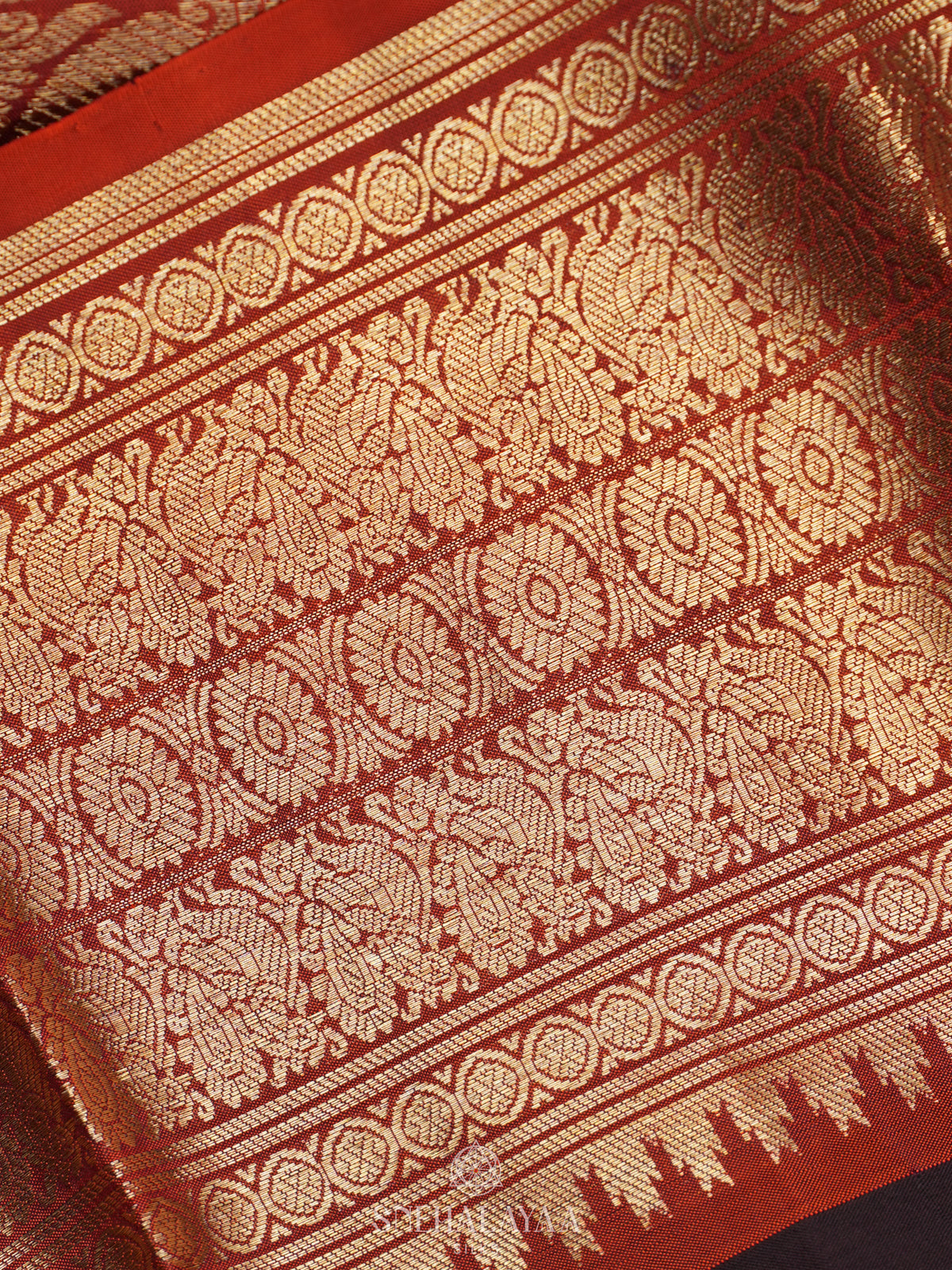 Black Kanjivaram Silk Saree