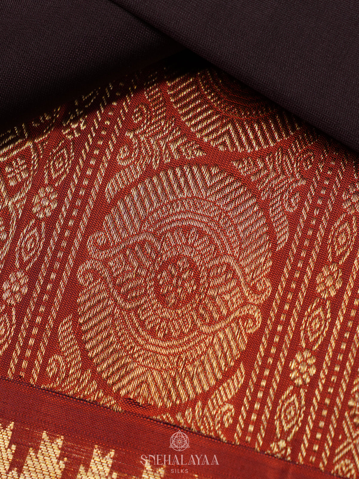 Black Kanjivaram Silk Saree