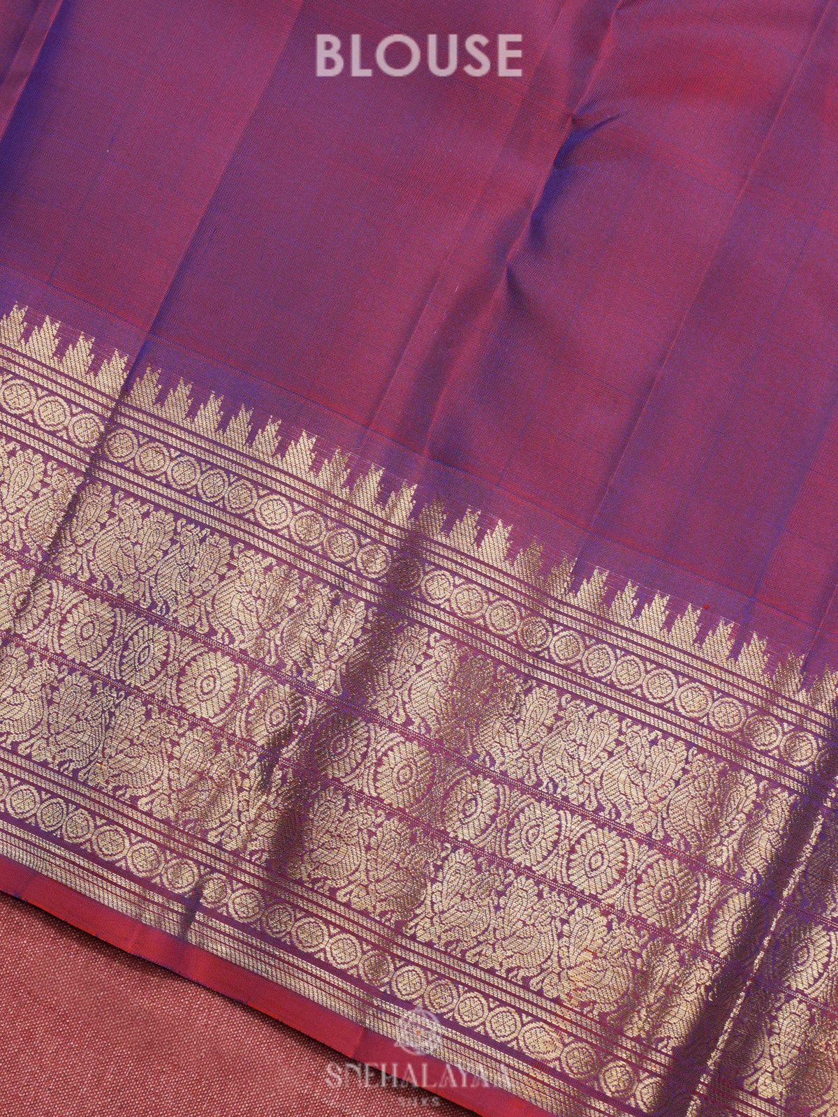 Blue Kanjivaram Silk Saree