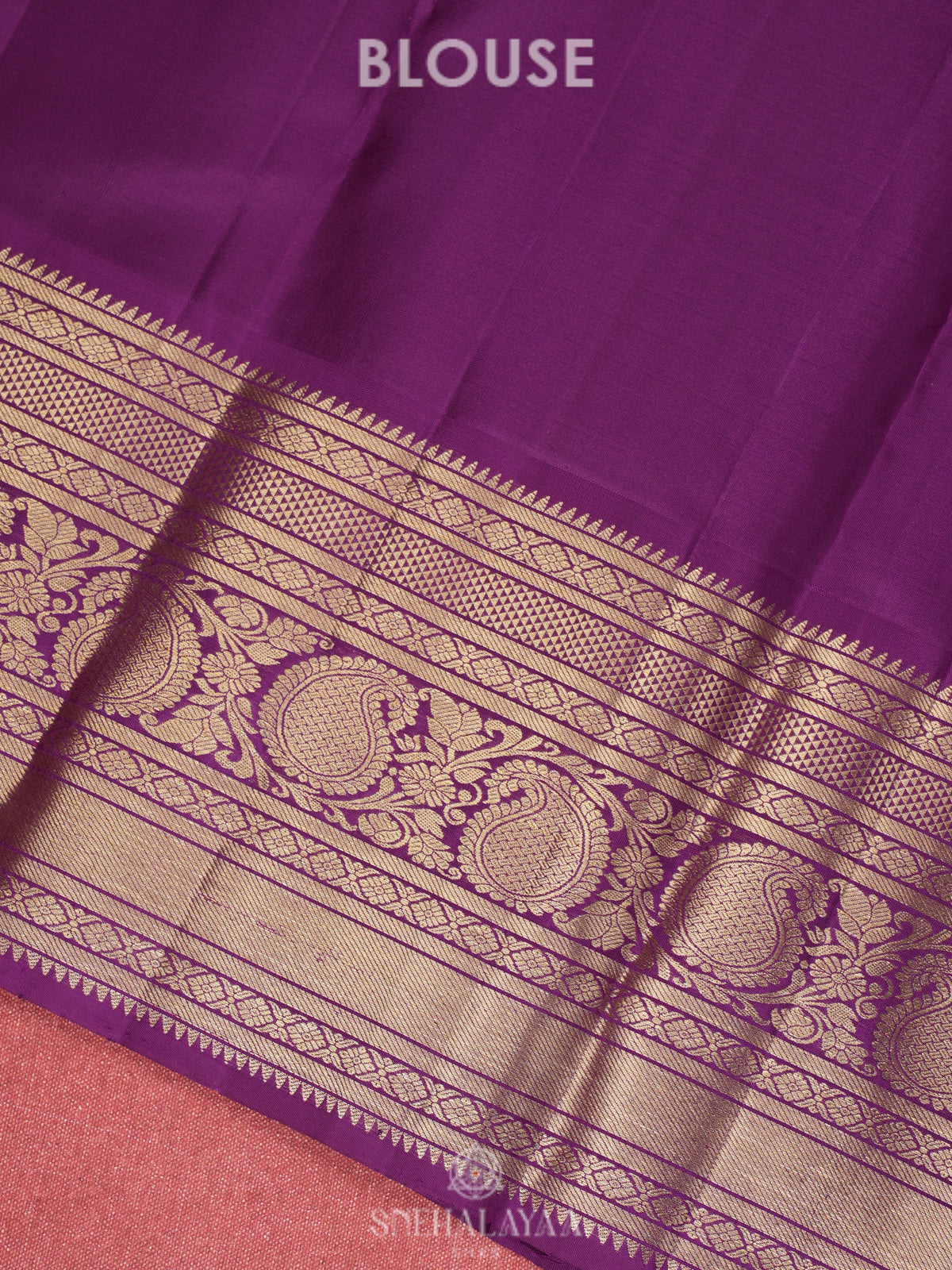 Pink Kanjivaram Silk Saree
