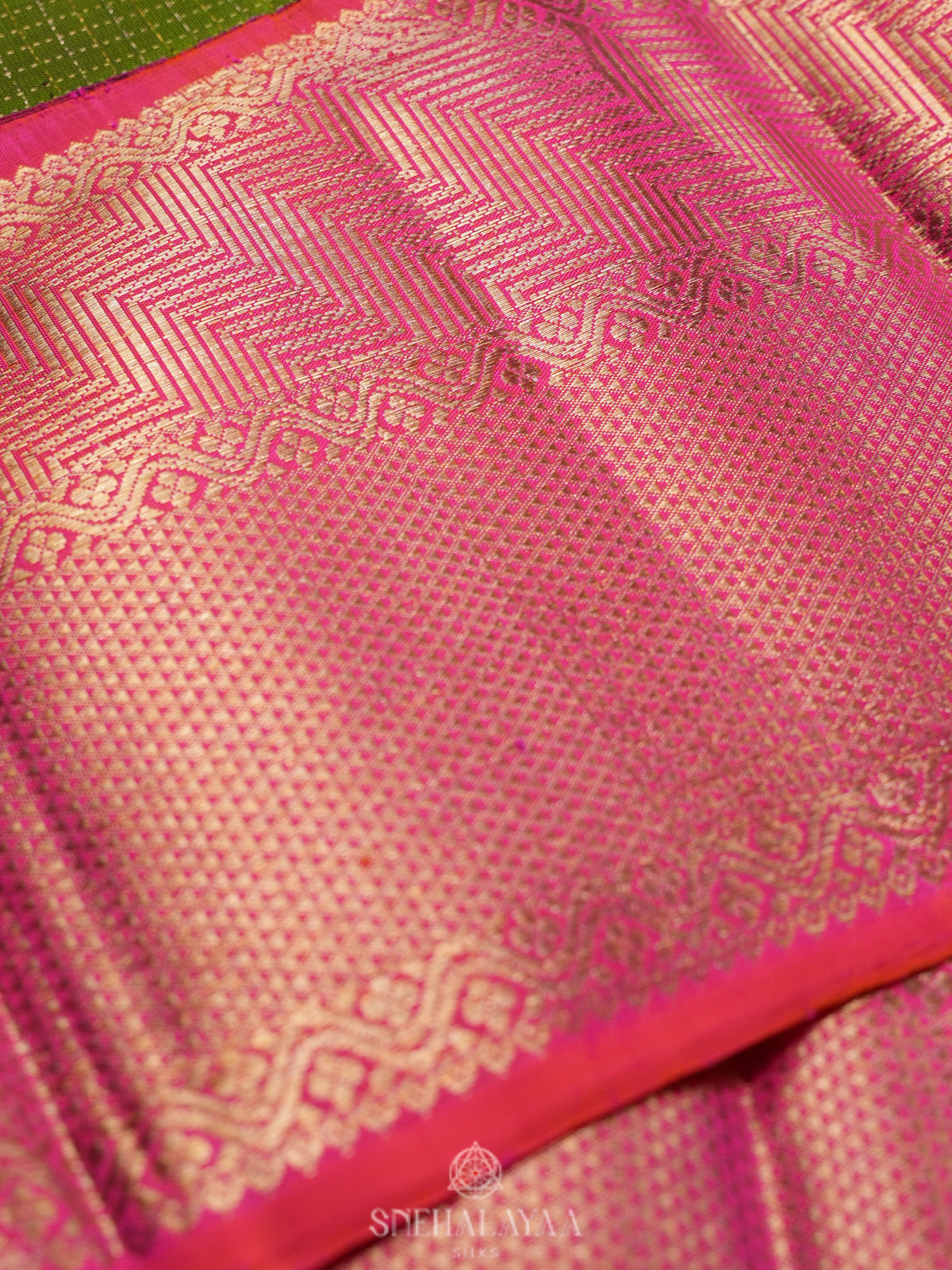 Emerald Green Kanjivaram Silk Saree