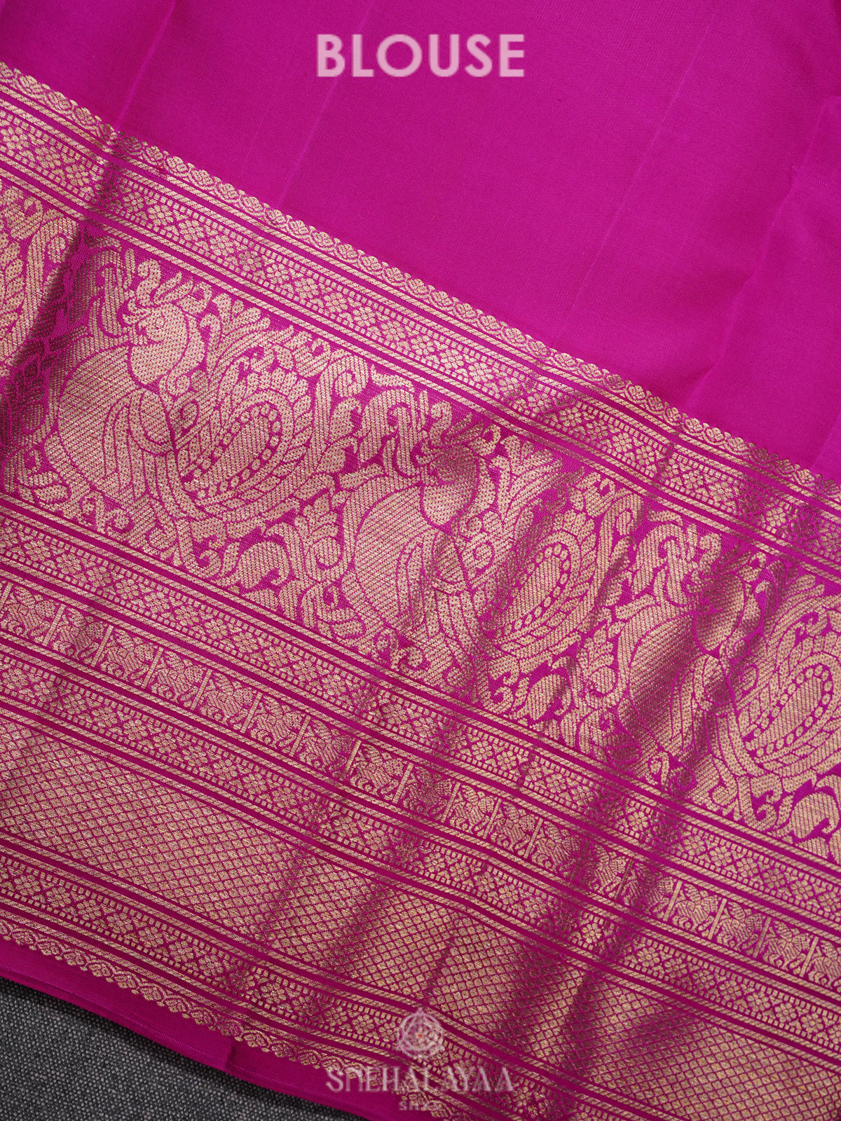 Sky Blue Kanjivaram Silk Saree