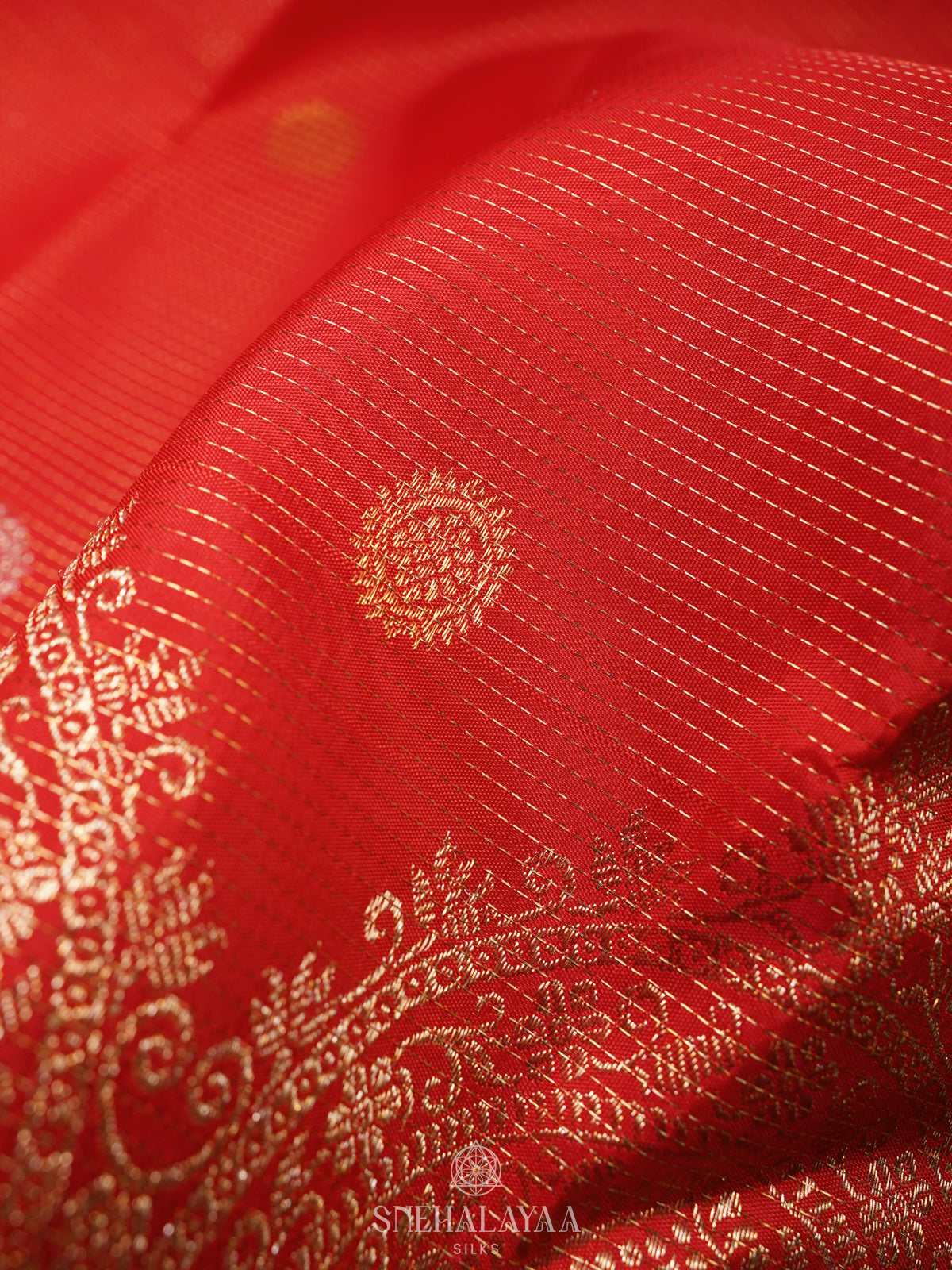 Red Kanjivaram Silk Saree