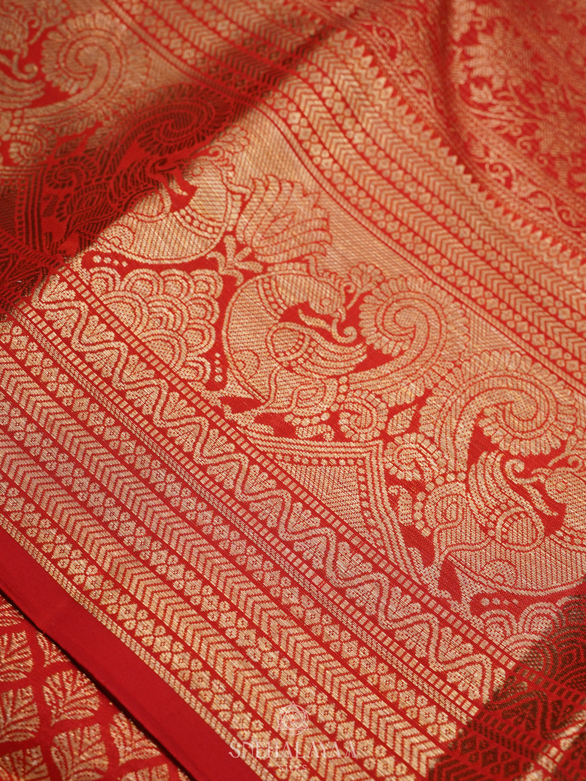 Red Kanjivaram Silk Saree