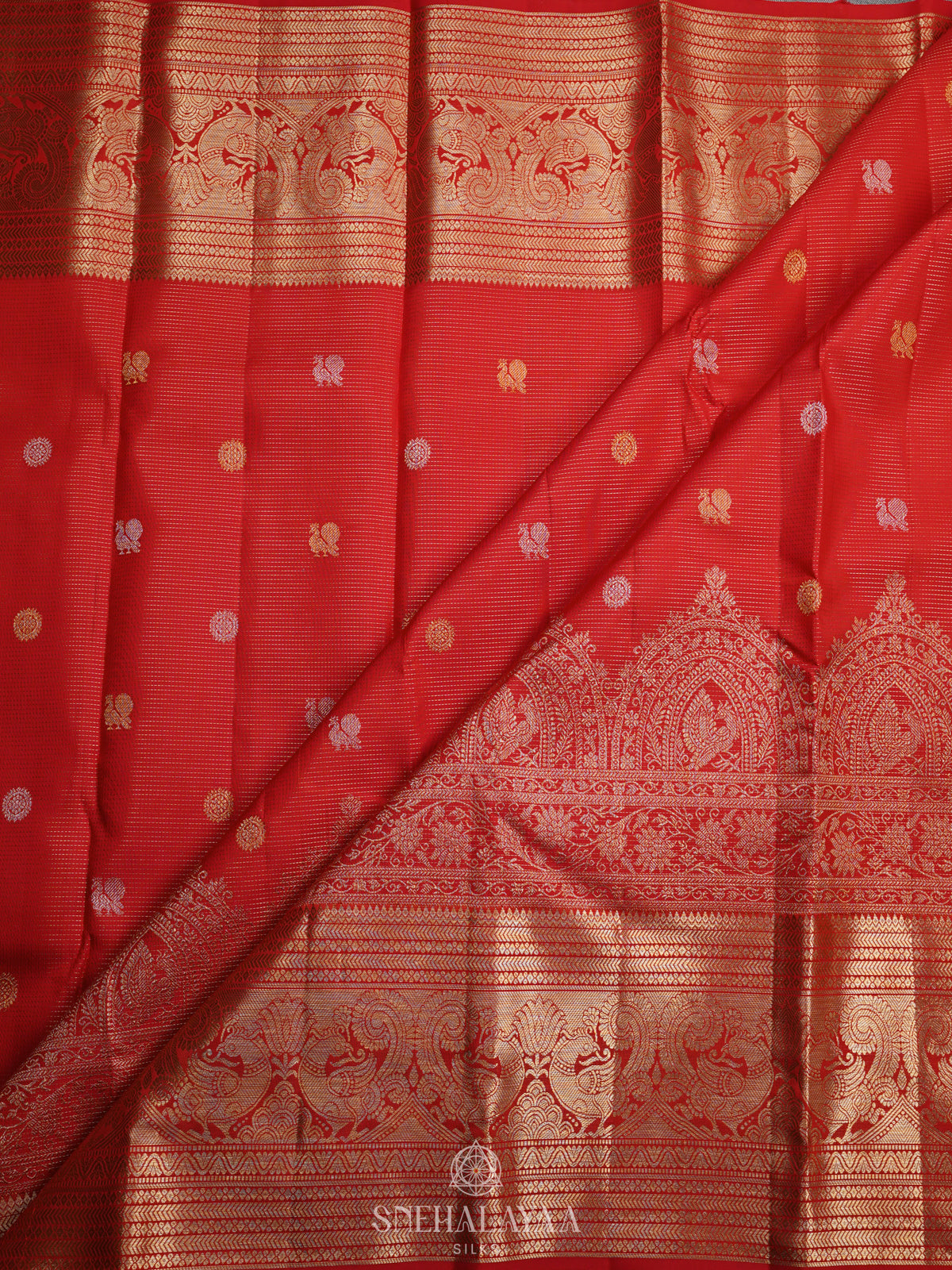 Red Kanjivaram Silk Saree