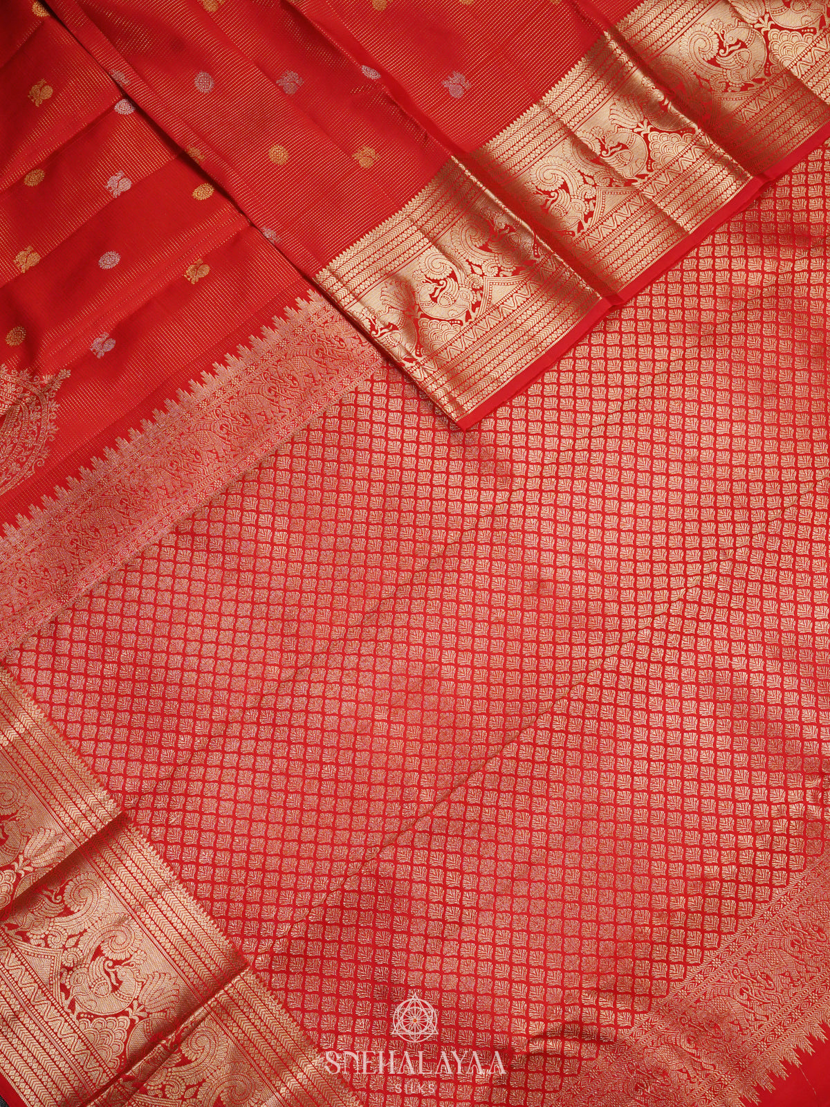 Red Kanjivaram Silk Saree