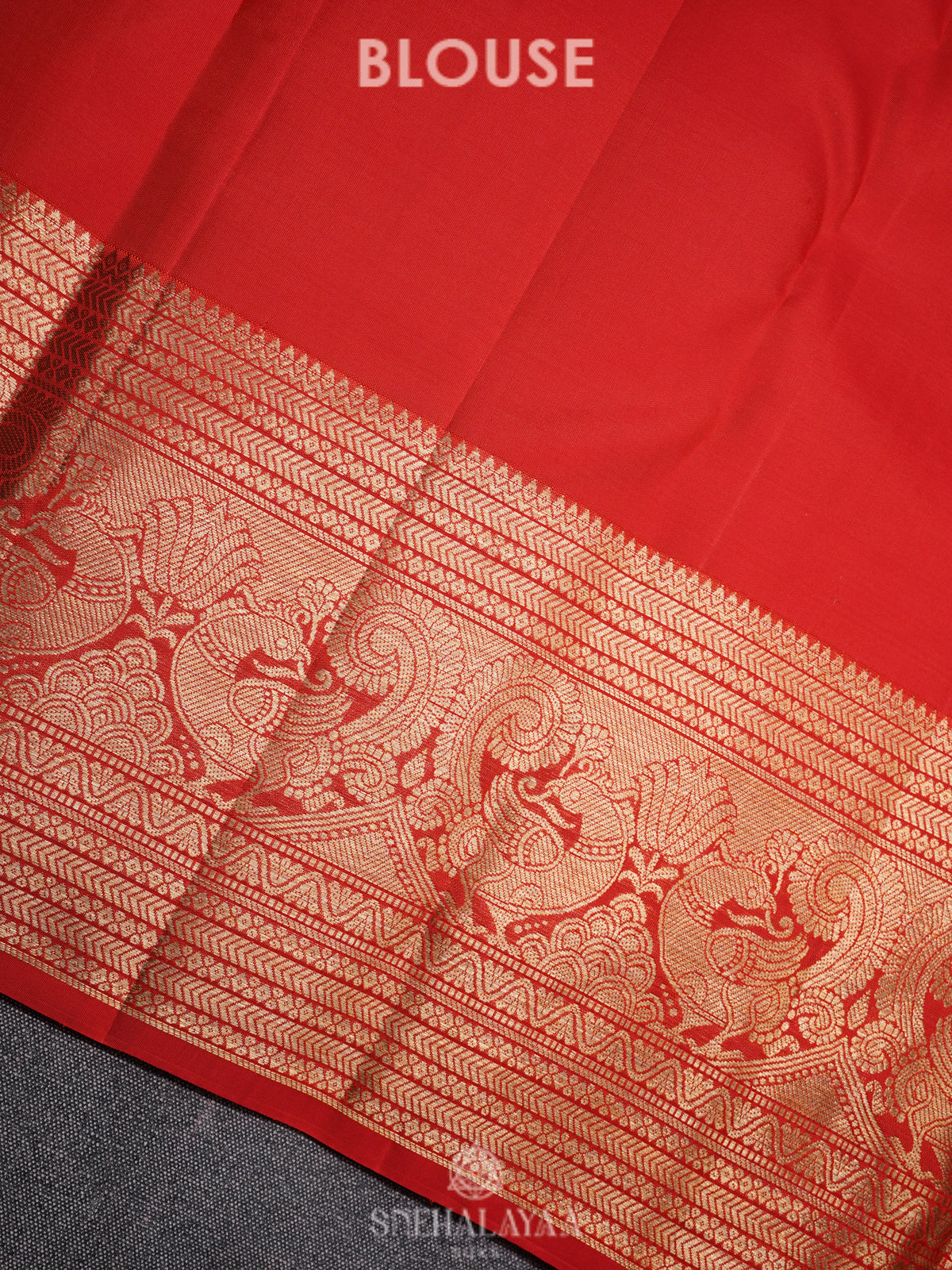 Red Kanjivaram Silk Saree