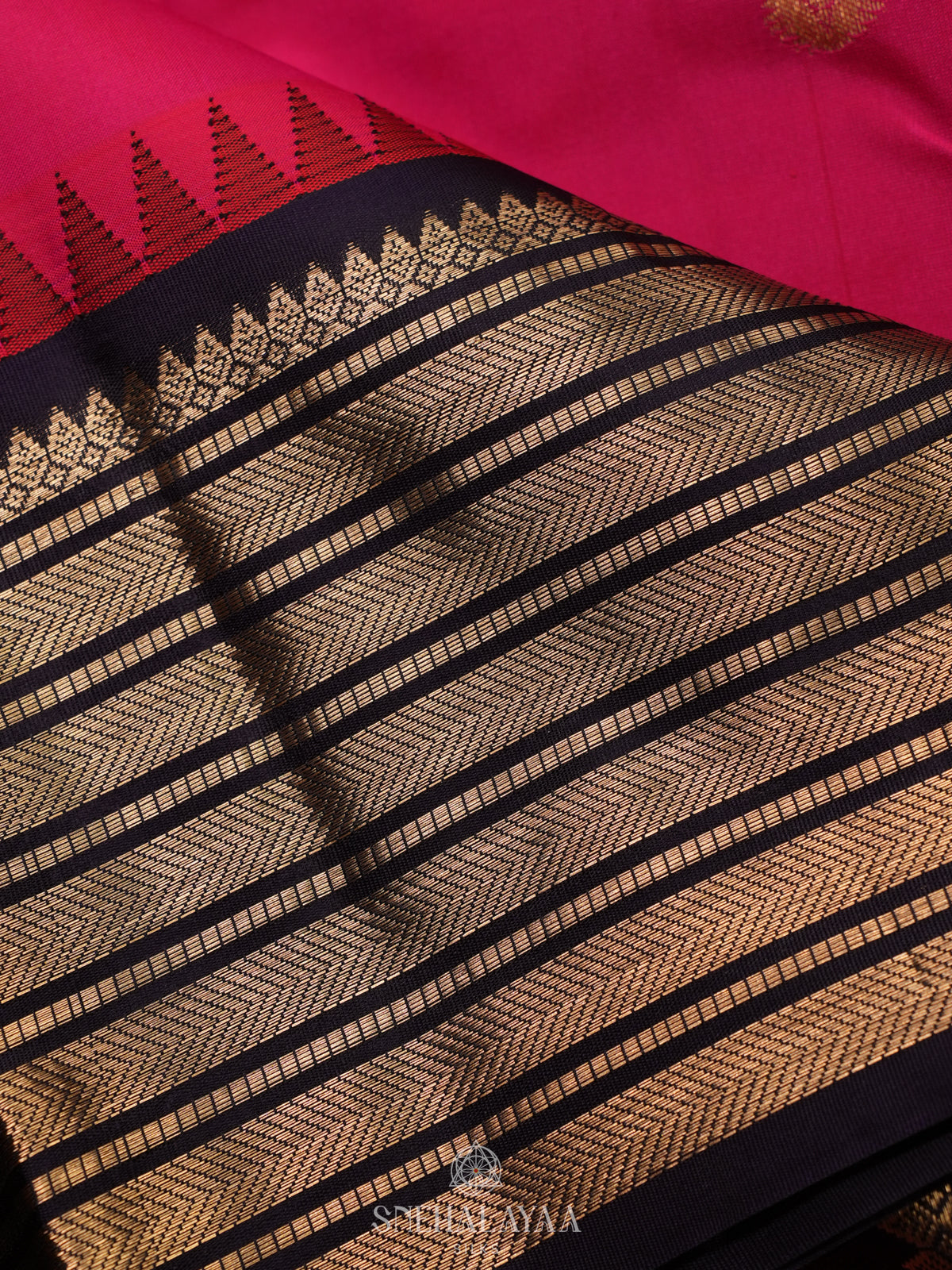 Pink Kanjivaram Silk Saree