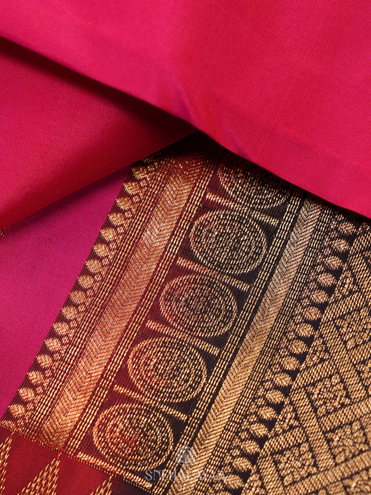 Pink Kanjivaram Silk Saree