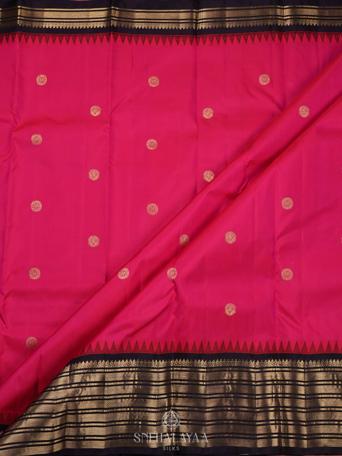 Pink Kanjivaram Silk Saree