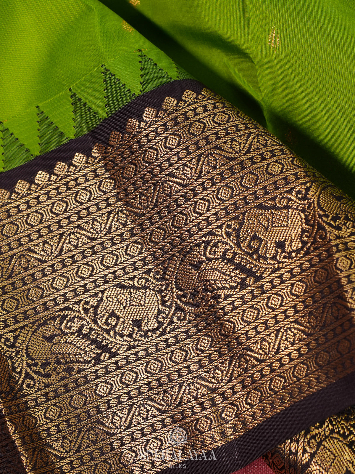 Green Kanjivaram Silk Saree