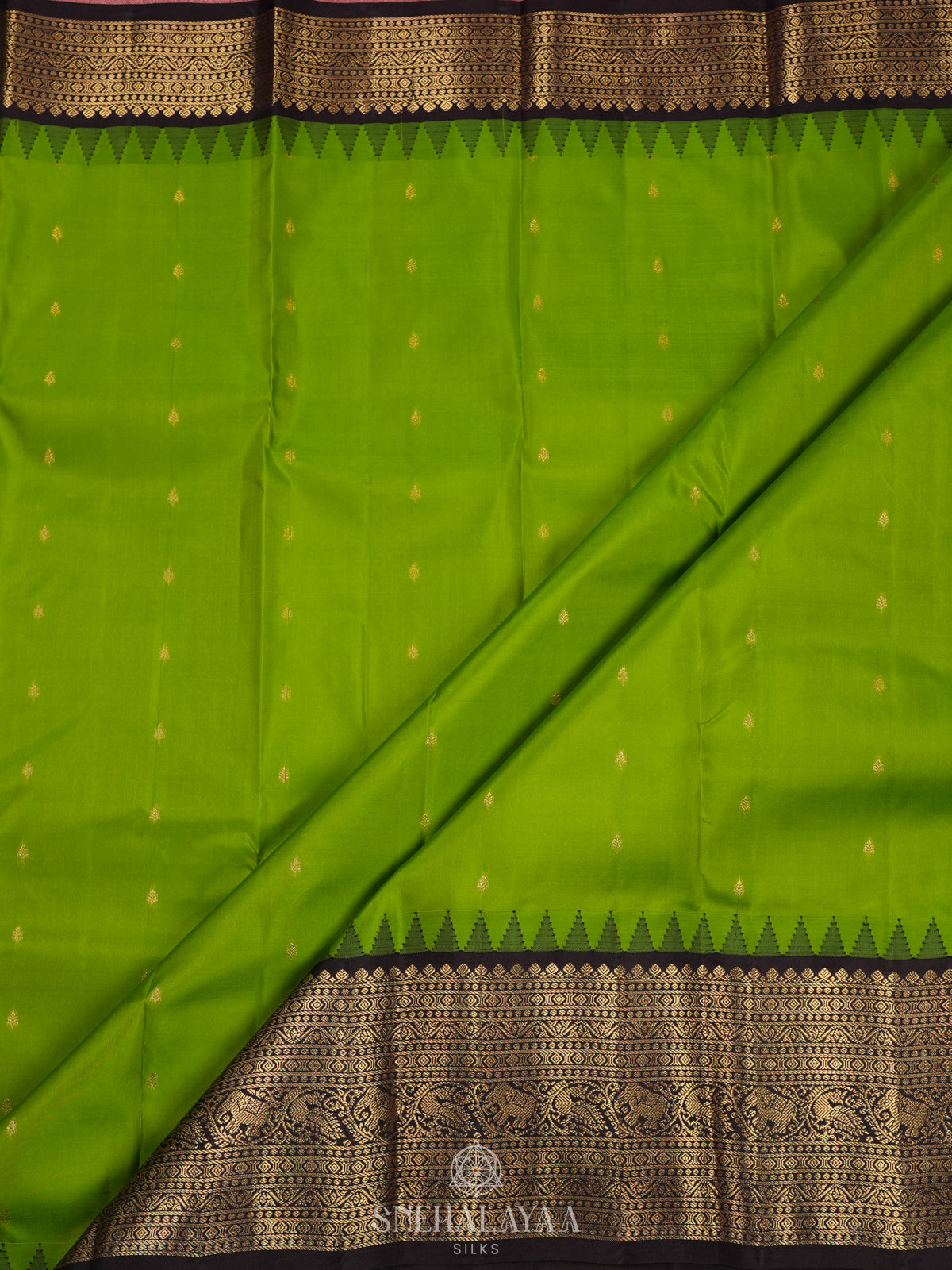 Green Kanjivaram Silk Saree